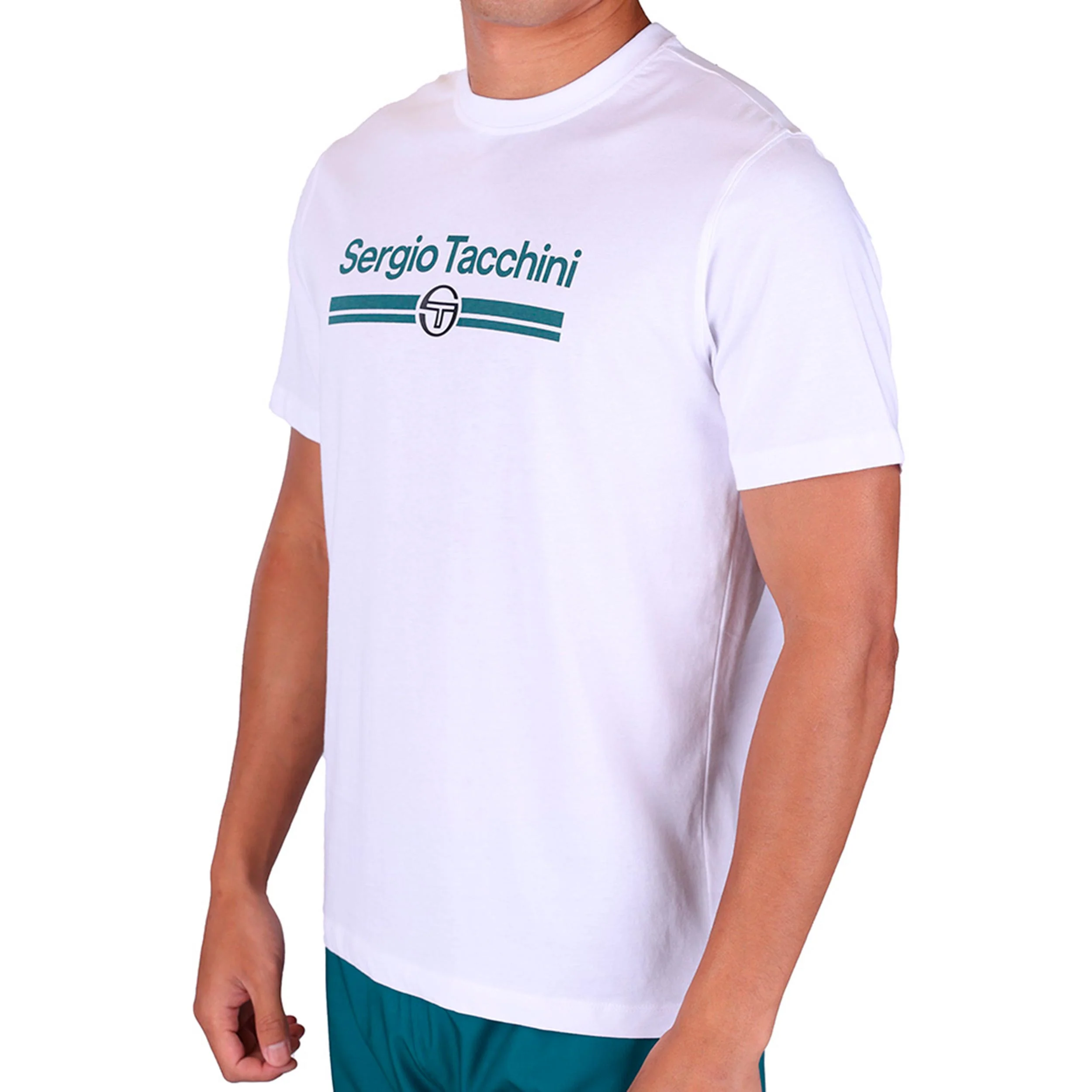 Marchio Co T-Shirt Herren - weiß, petrol - Image 2