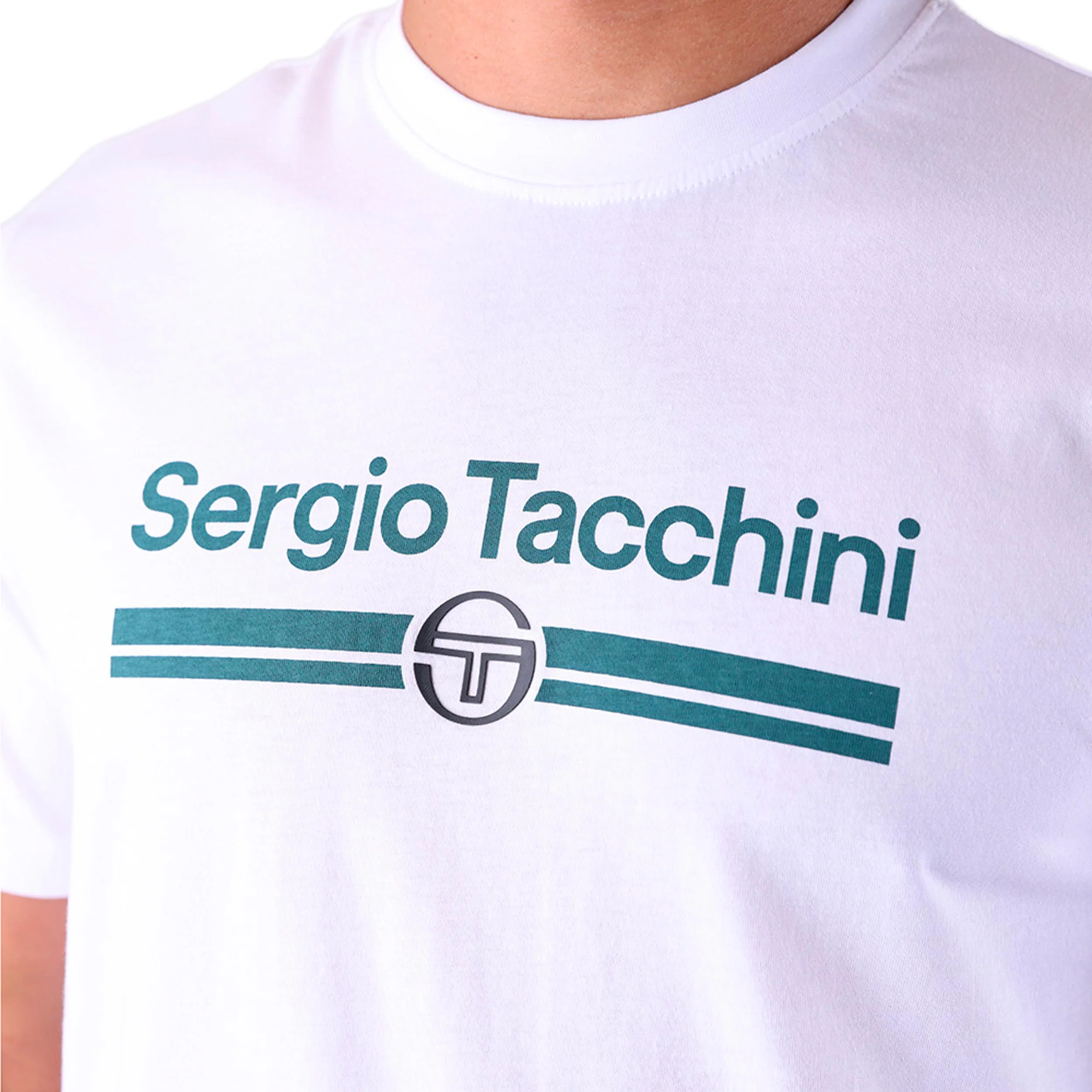 Marchio Co T-Shirt Herren - weiß, petrol - Image 4