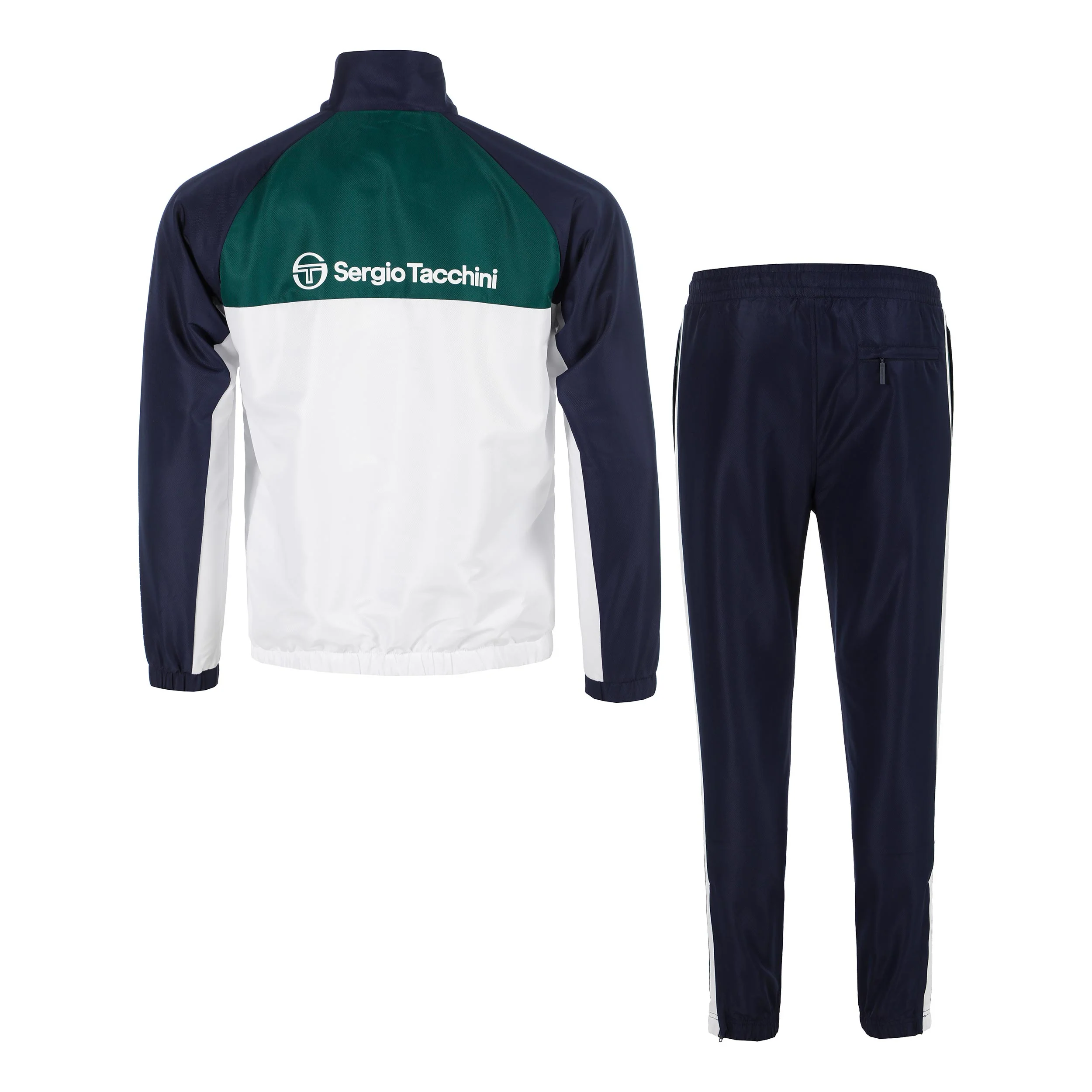 Metropolis Trainingsanzug Herren - dunkelblau, weiß - Image 2