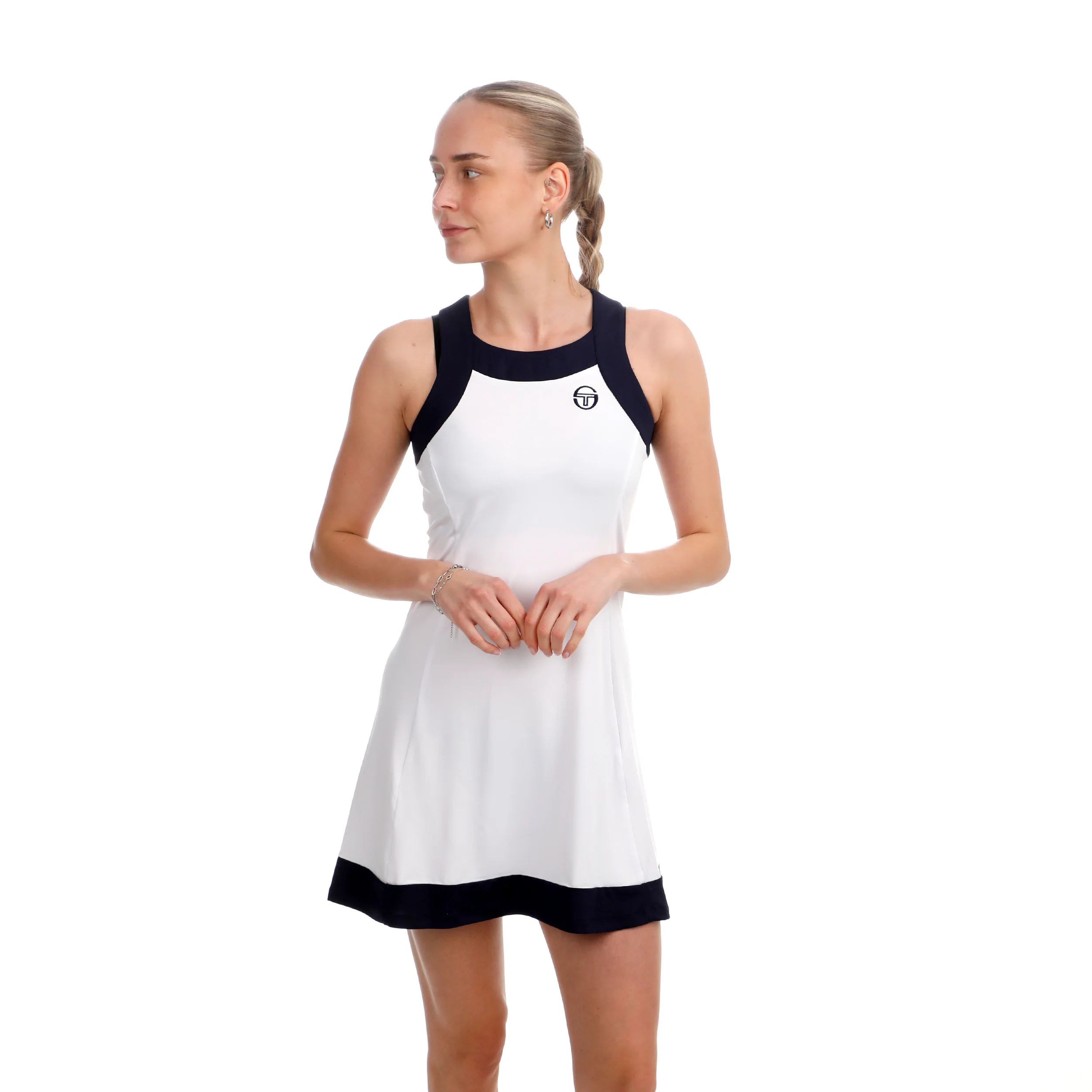 TCP Kleid Damen - weiß, dunkelblau - Image 5