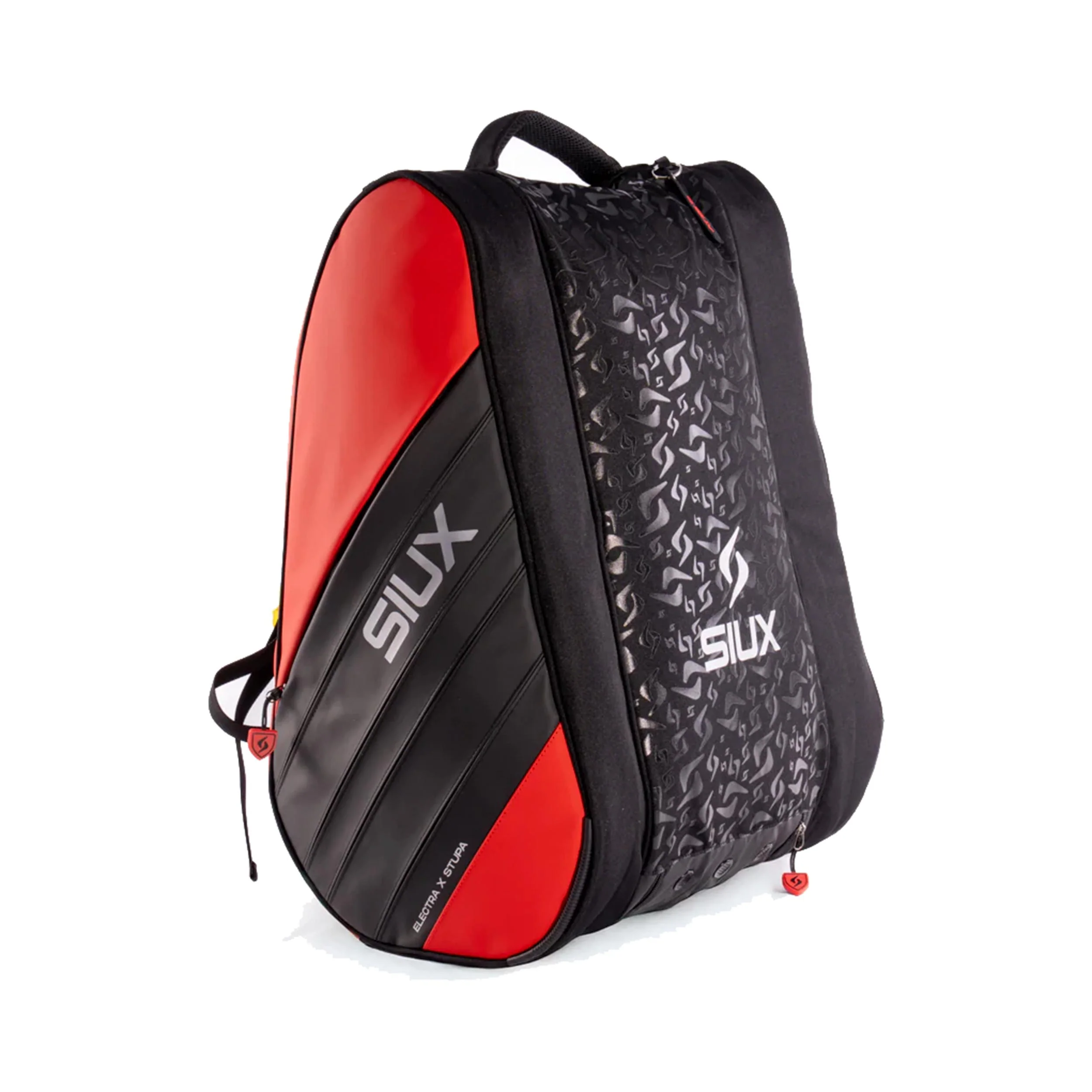 ELECTRA STUPA Padelschlägertasche - rot, schwarz - Image 6