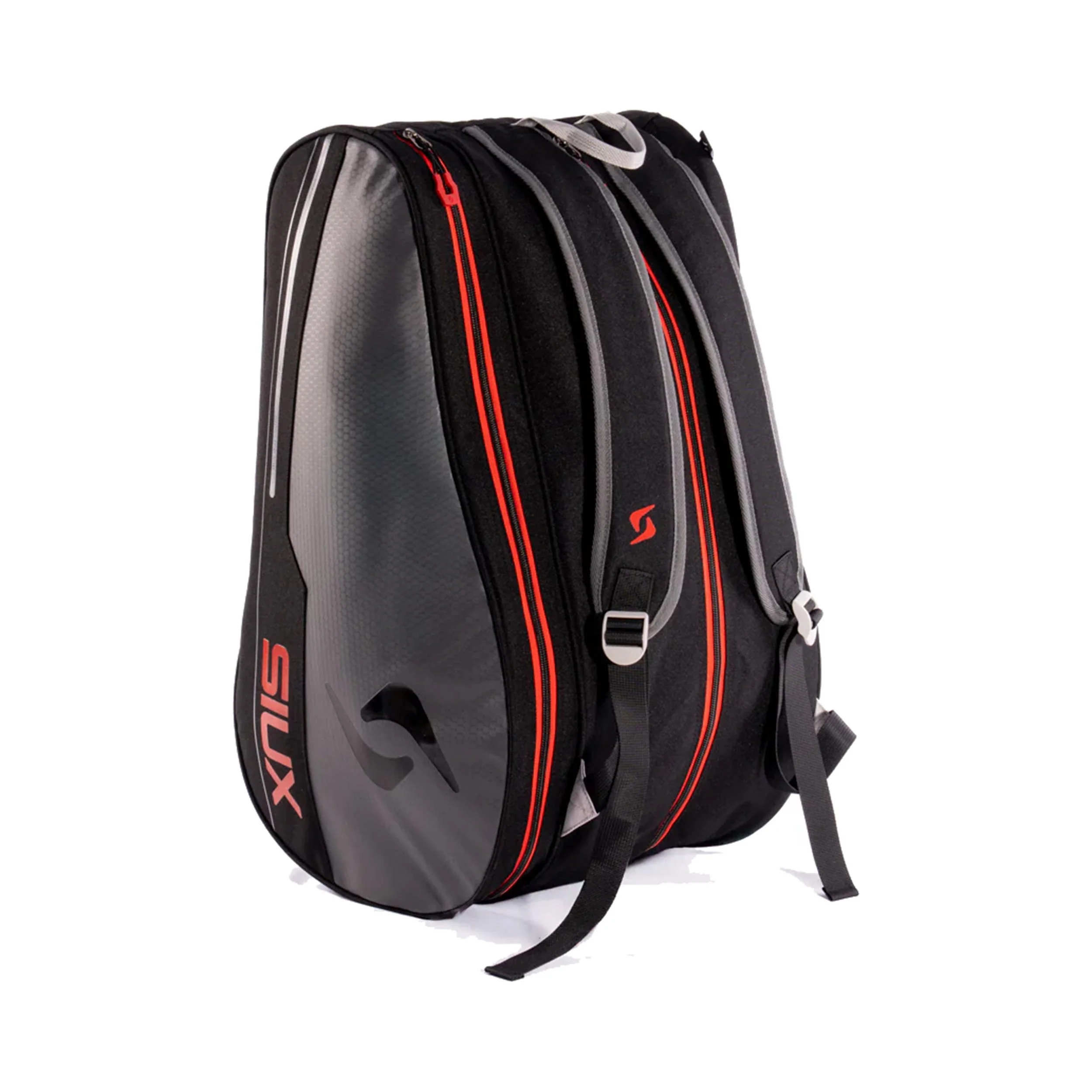 PULSE Padelschlägertasche - schwarz, rot - Image 4