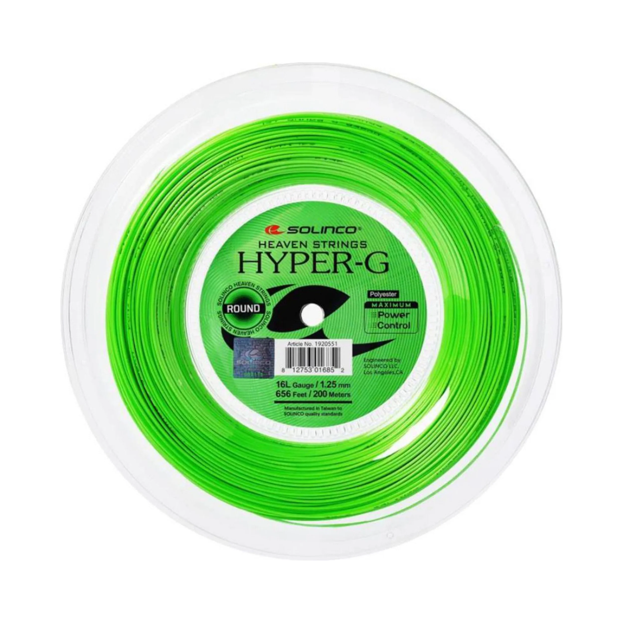 Hyper-G Round Saitenrolle-Grün