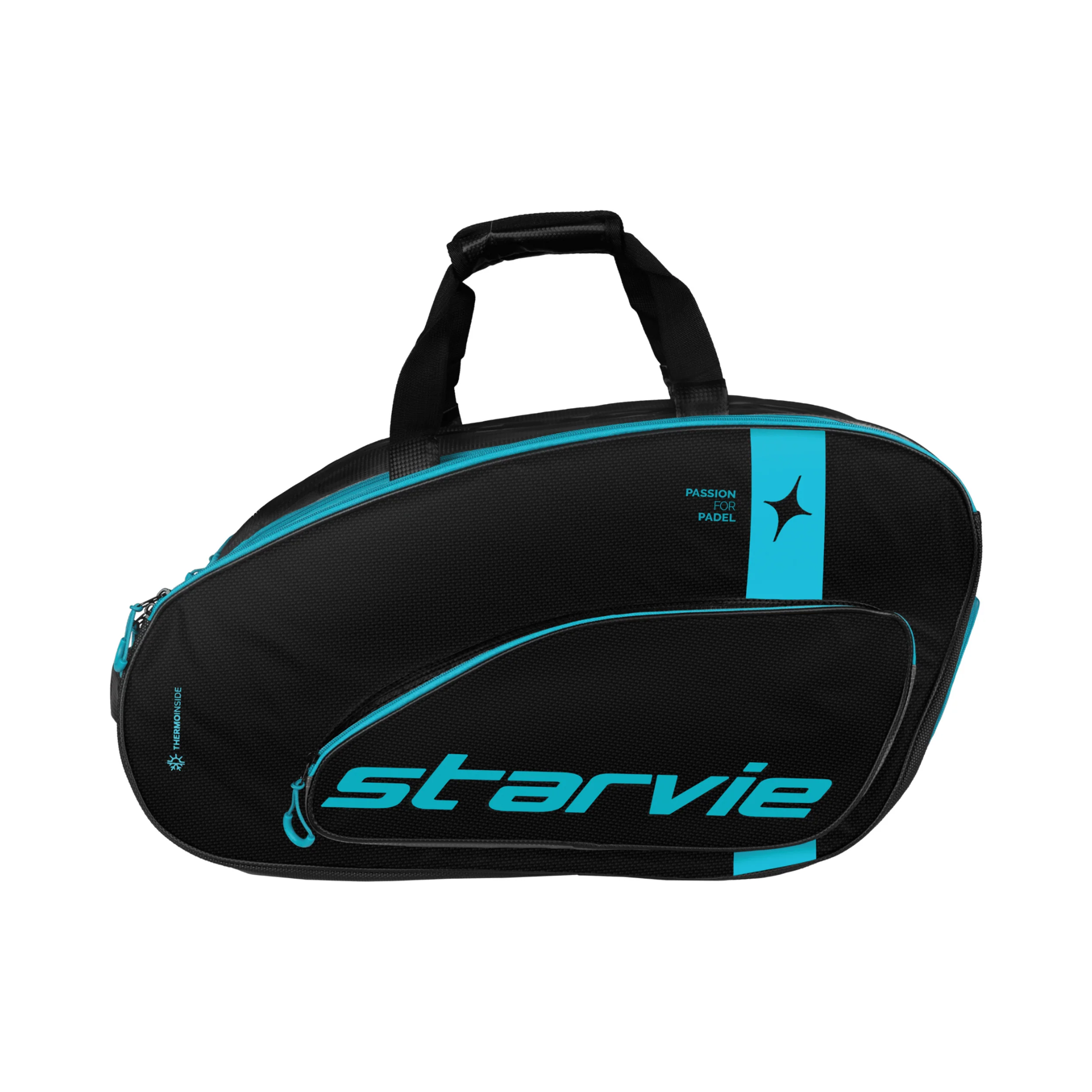 Premium Racing Drax Padelschlägertasche-Schwarz,Türkis - Image 2