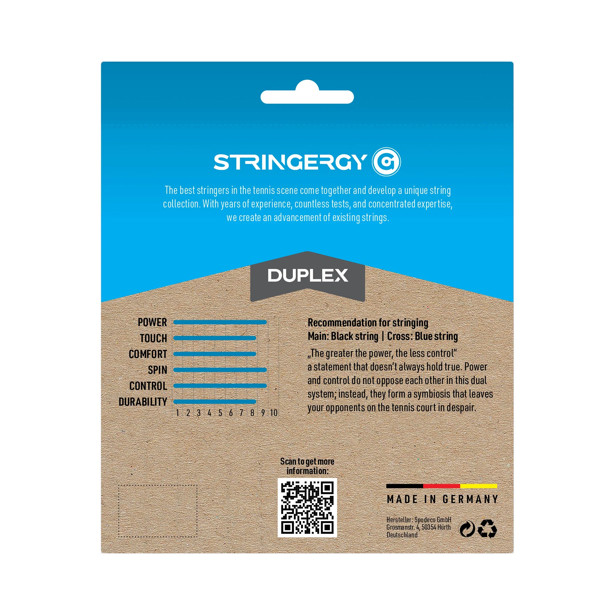 Duplex Saitenset 2x 6m-Schwarz,Blau - Image 2