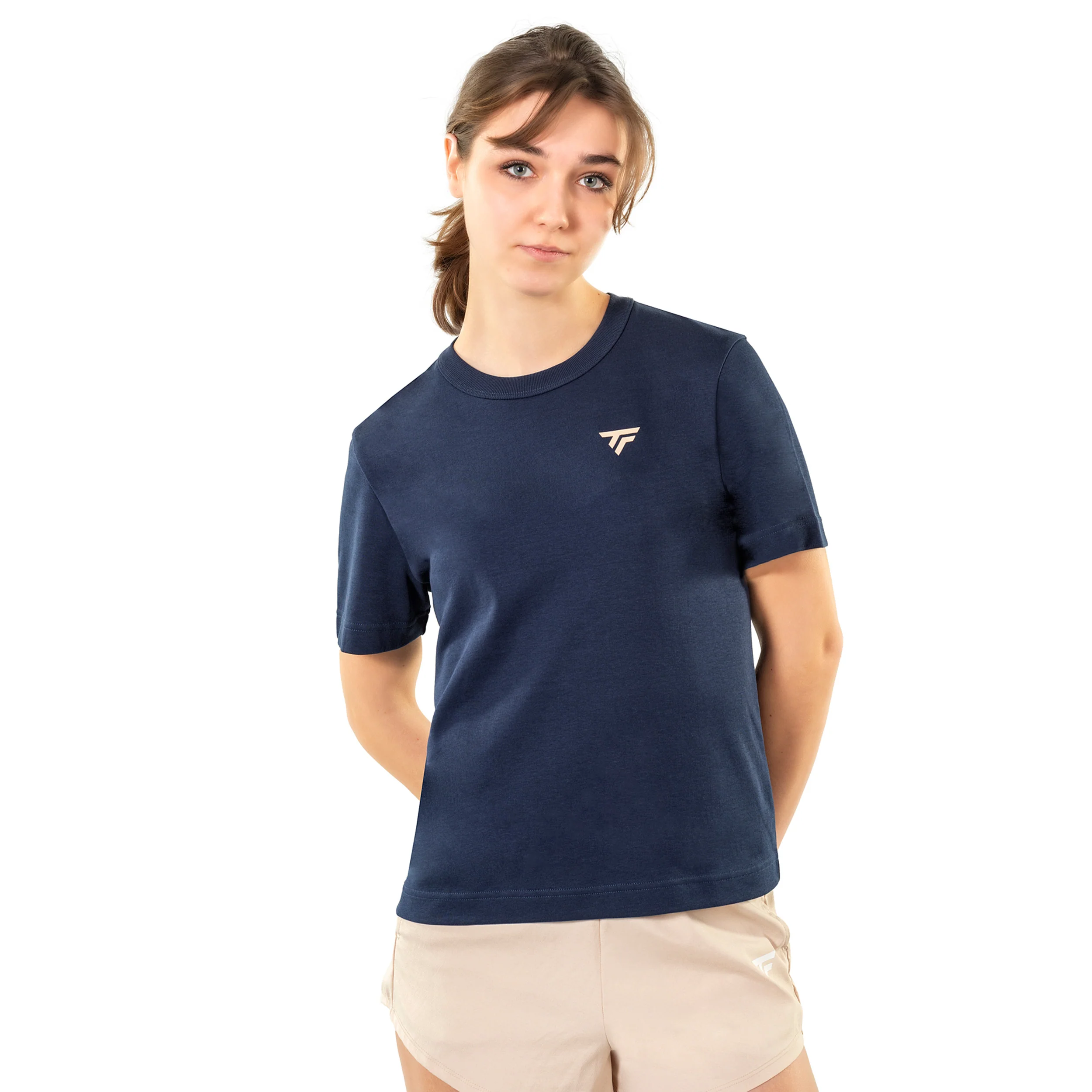 Graphic T-Shirt Damen-dunkelblau - Image 3