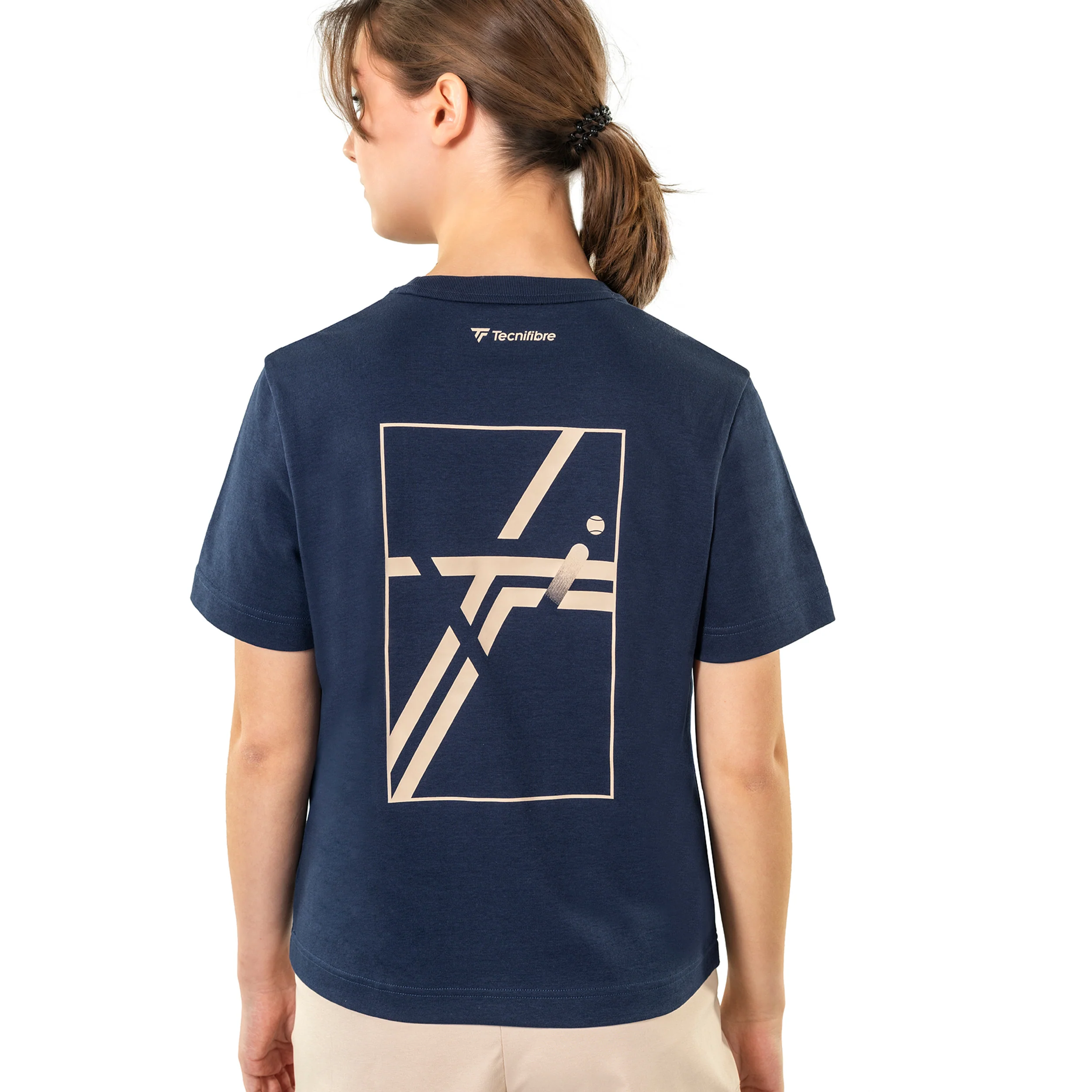 Graphic T-Shirt Damen-dunkelblau - Image 4