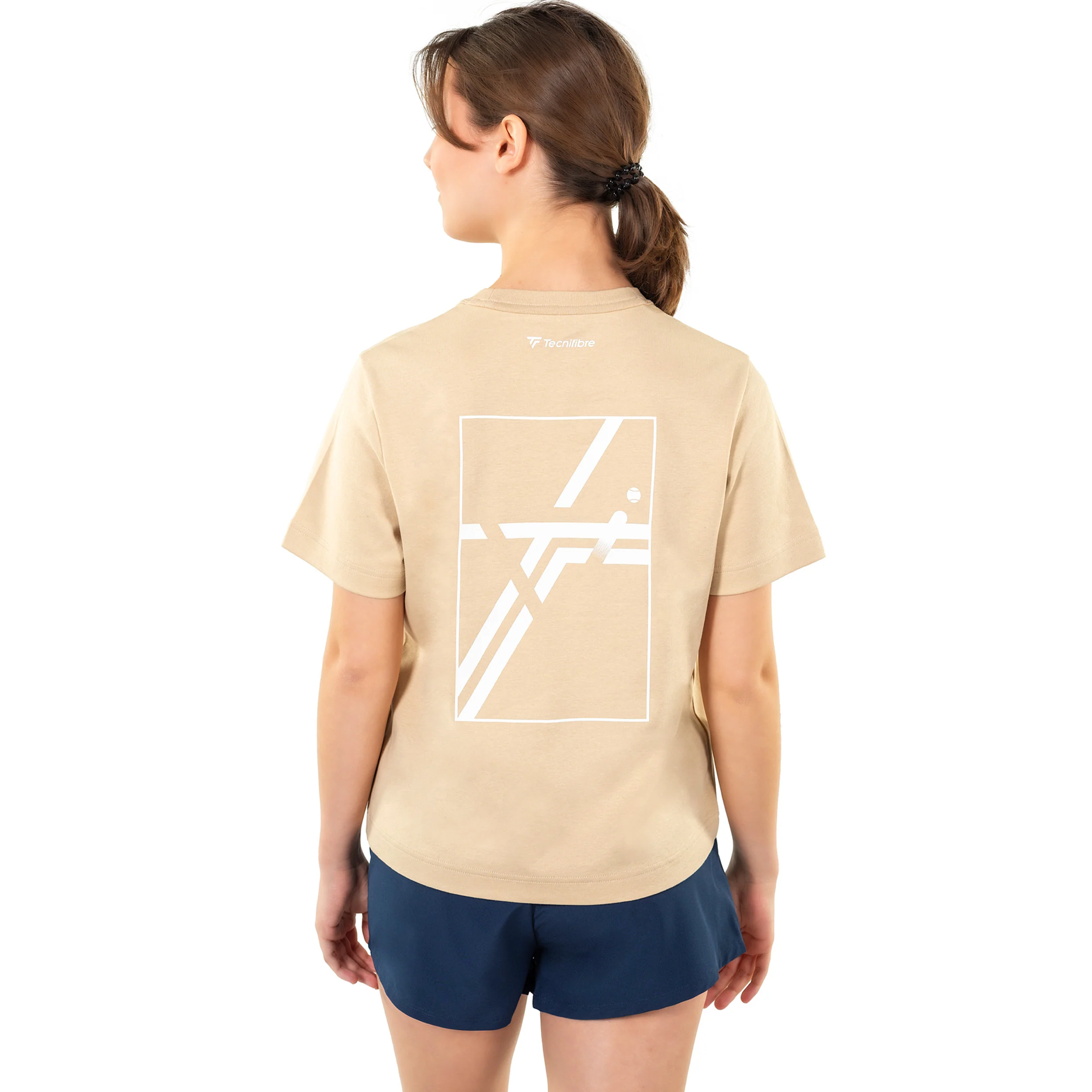 Graphic T-Shirt Damen-sand - Image 4