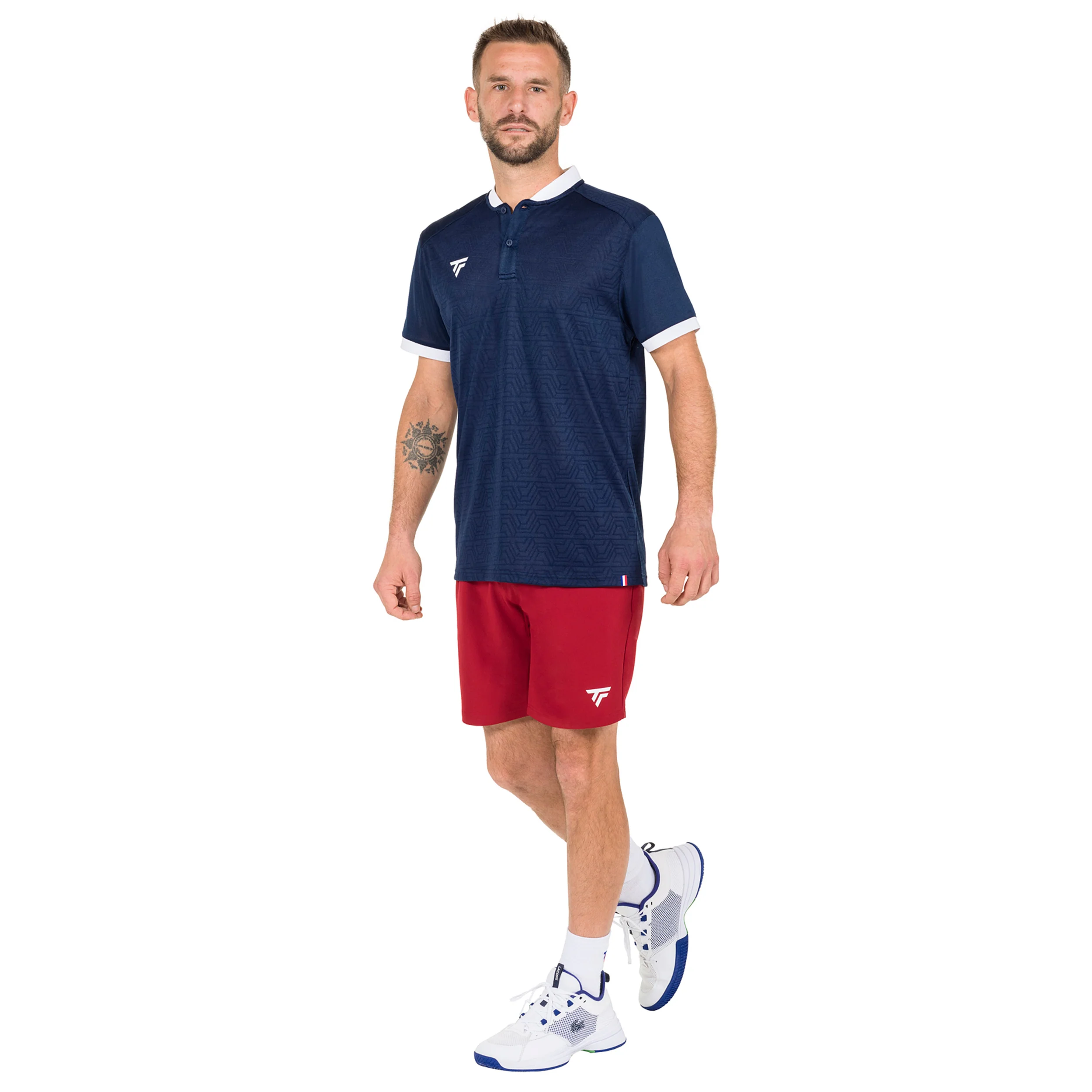 Stretch Shorts Herren - dunkelrot - Image 3