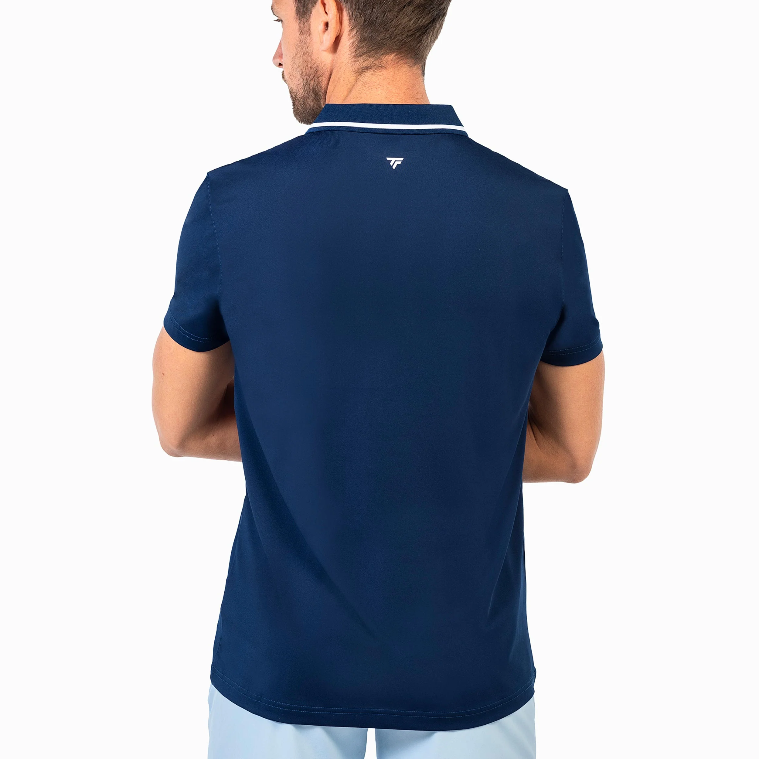 Team Tech Polo Herren - dunkelblau - Image 3
