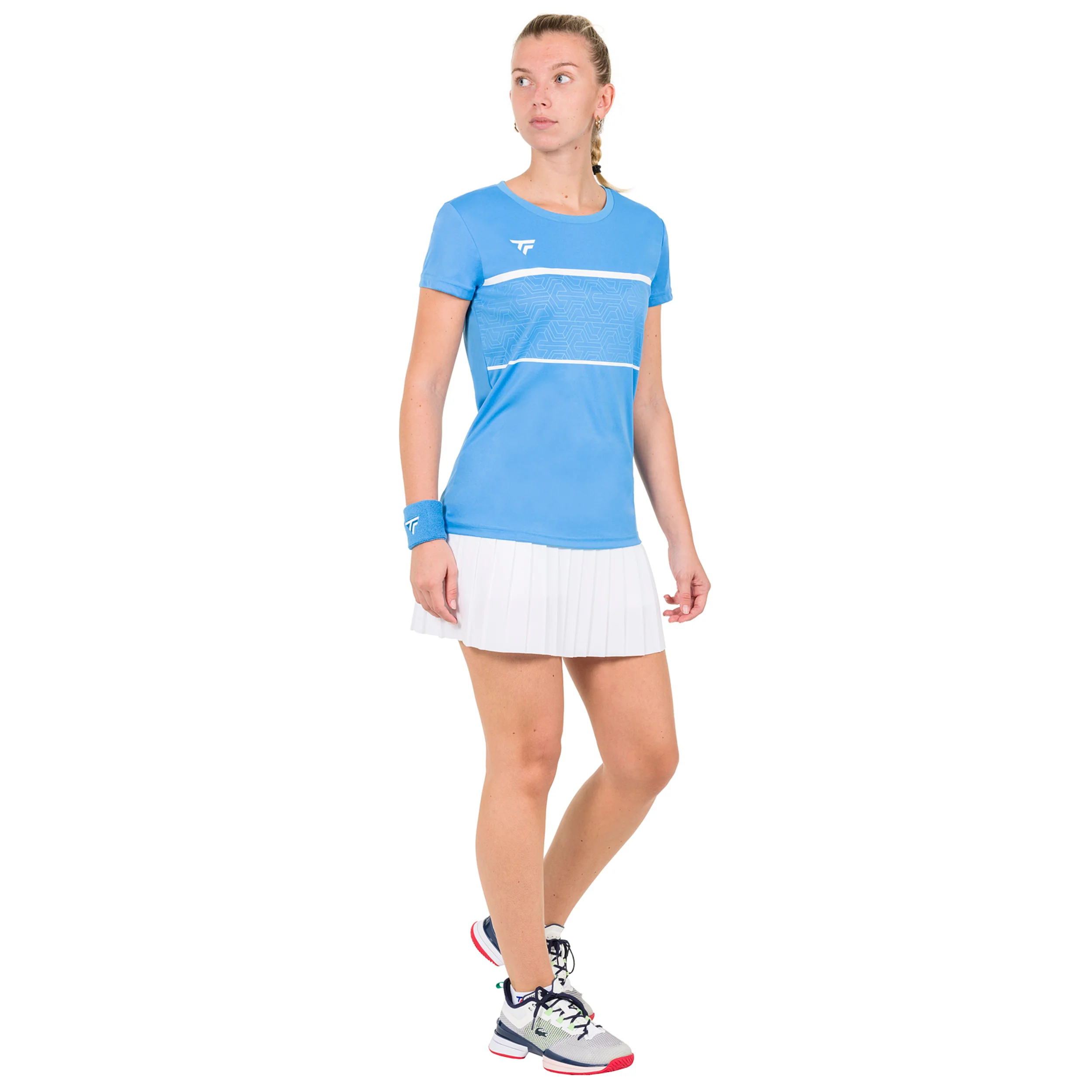Team Tech T-Shirt Damen-Hellblau - Image 3
