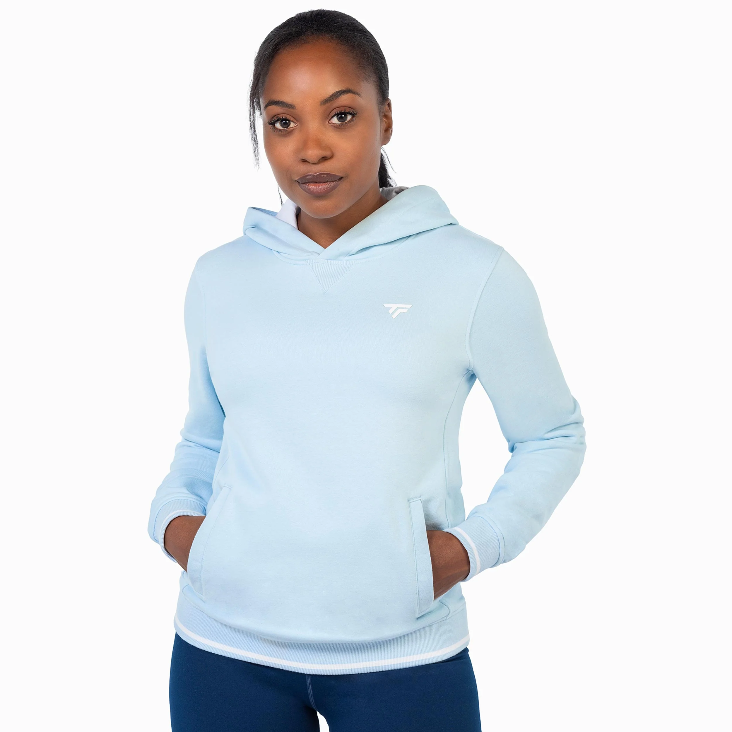 Team Terry Hoody Unisex - hellblau - Image 3