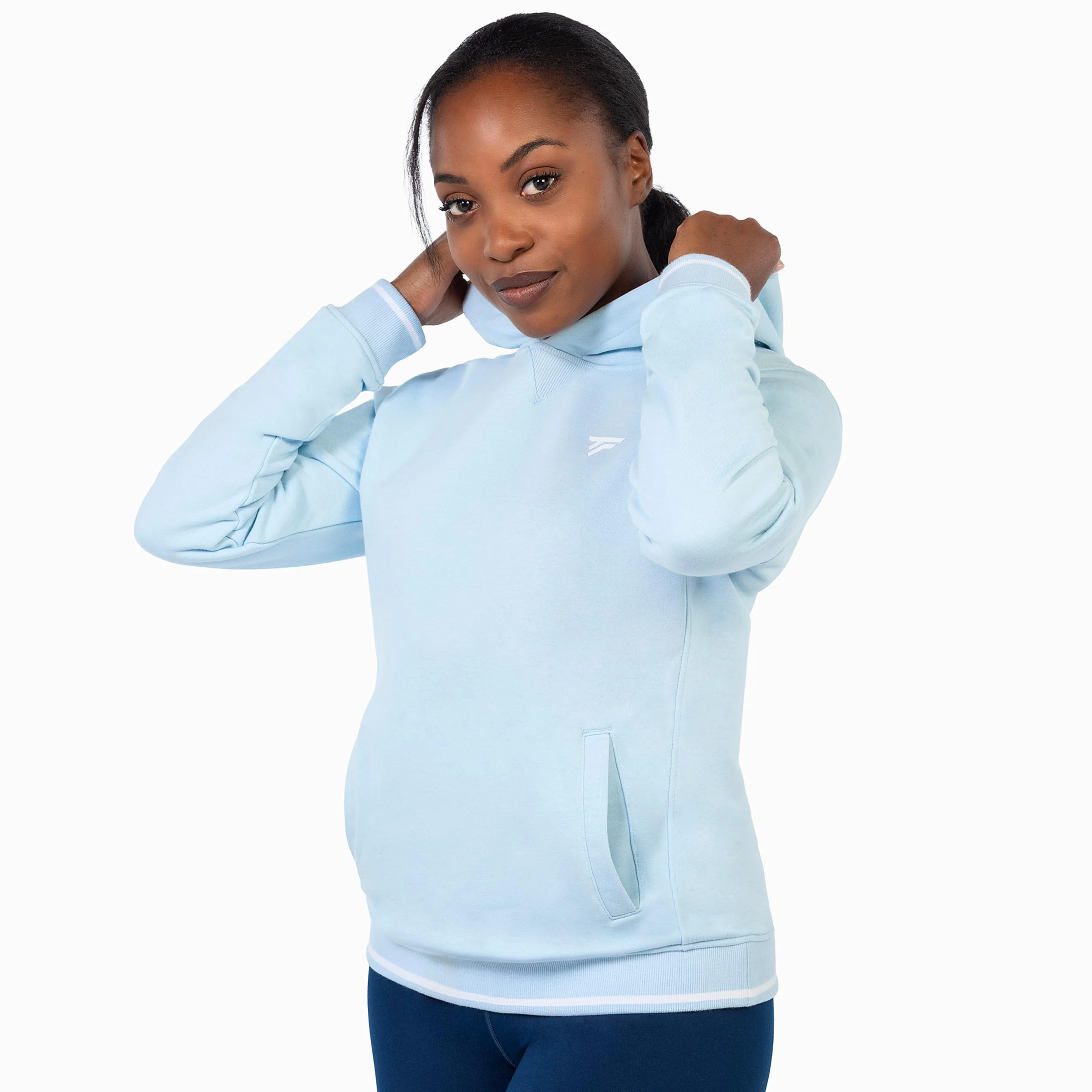 Team Terry Hoody Unisex - hellblau - Image 4
