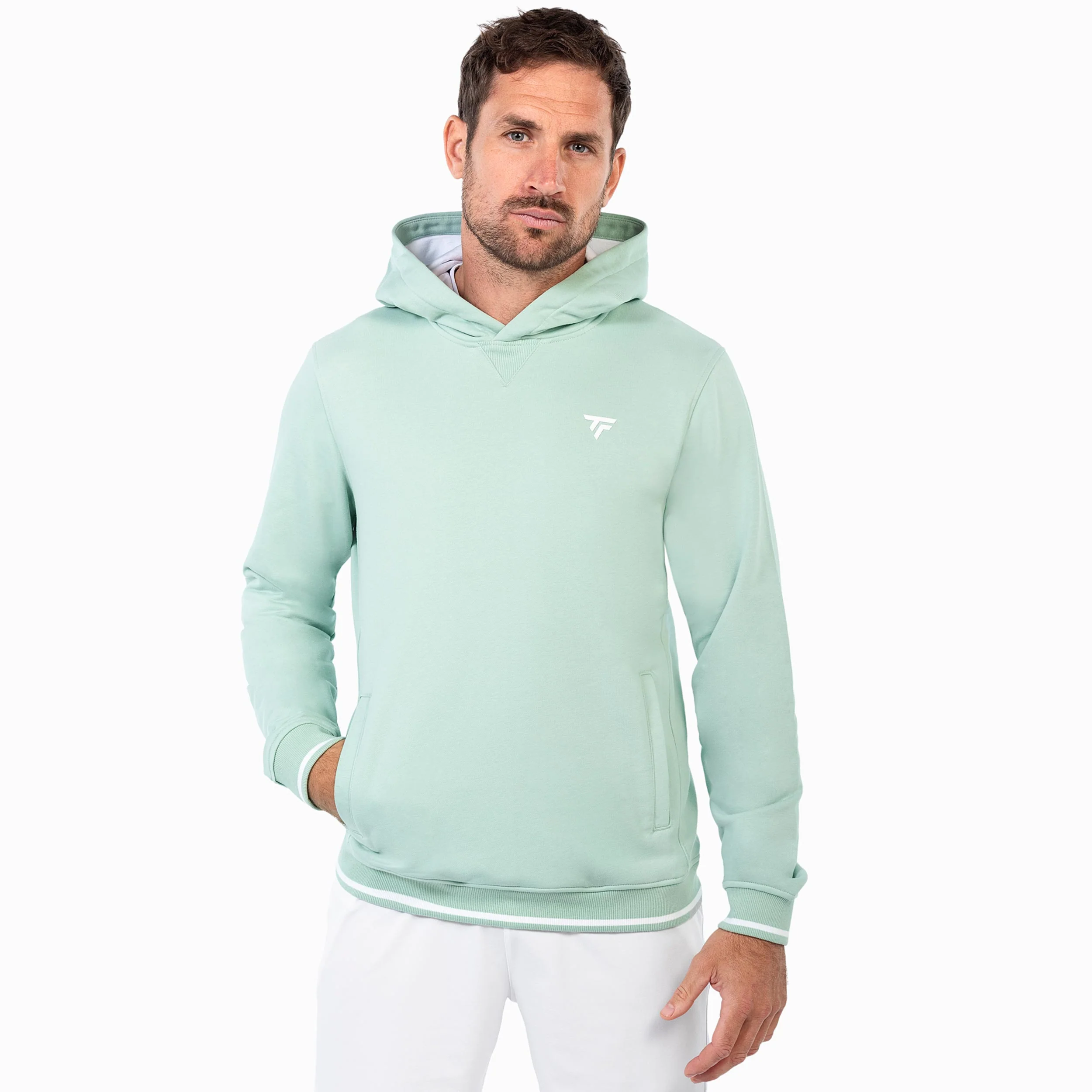 Team Terry Hoody Unisex - salbei - Image 3