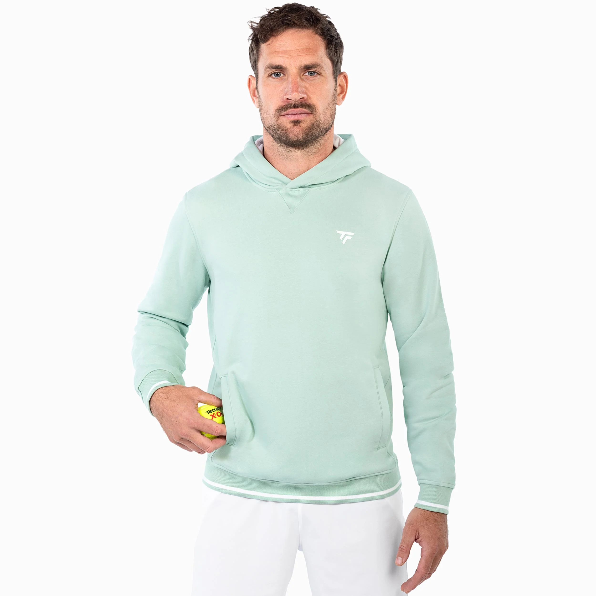 Team Terry Hoody Unisex - salbei - Image 4