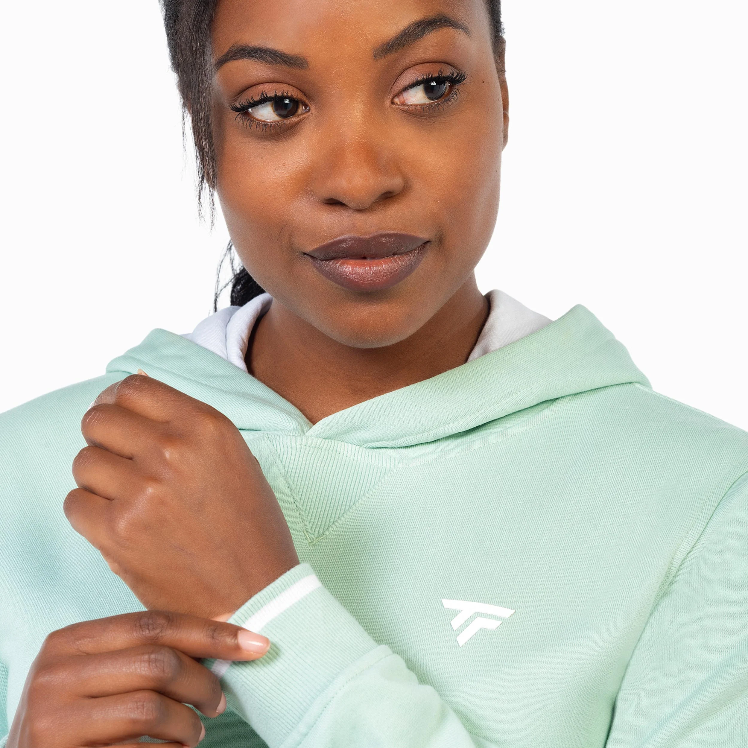 Team Terry Hoody Unisex - salbei - Image 7