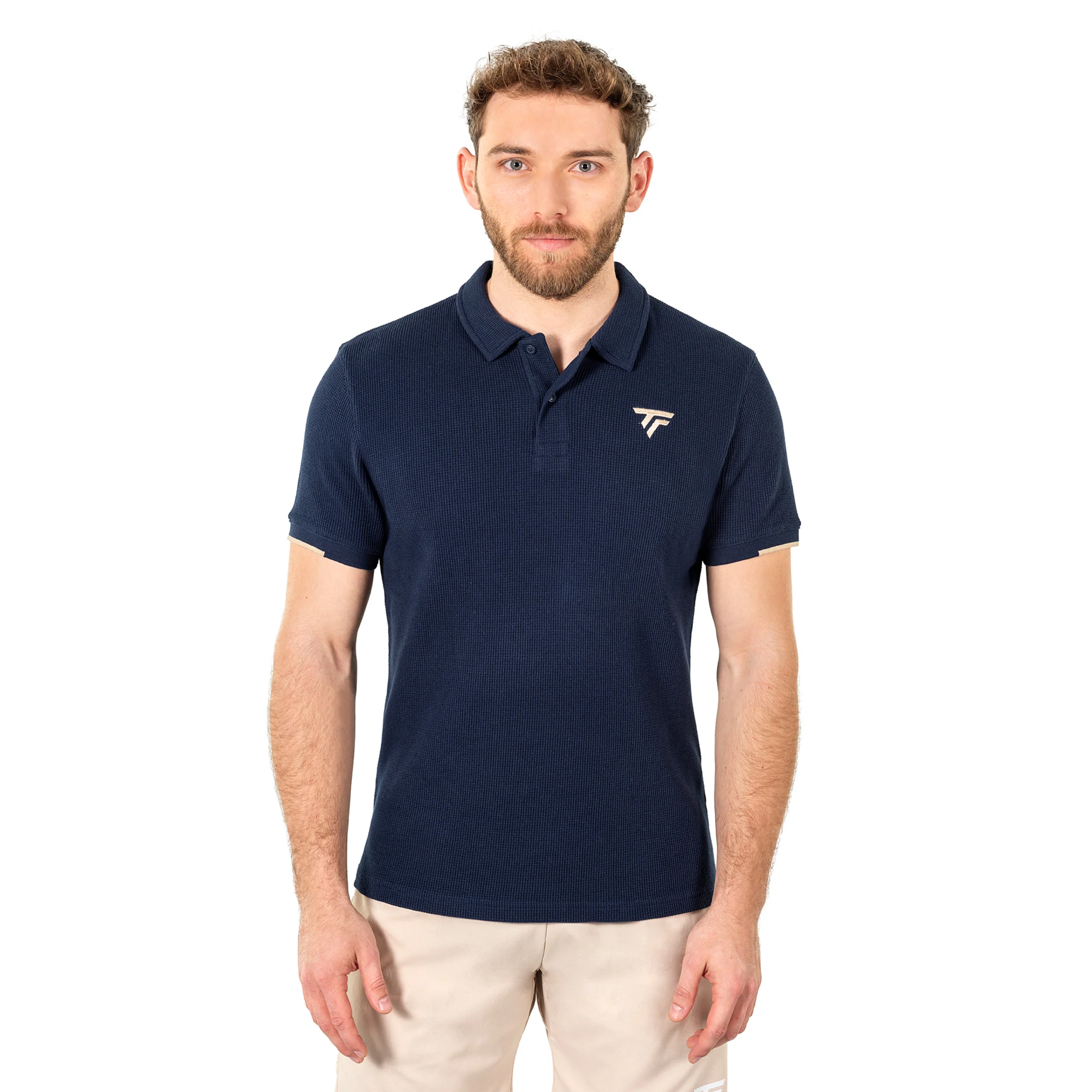 Waffle Polo Herren-dunkelblau - Image 4
