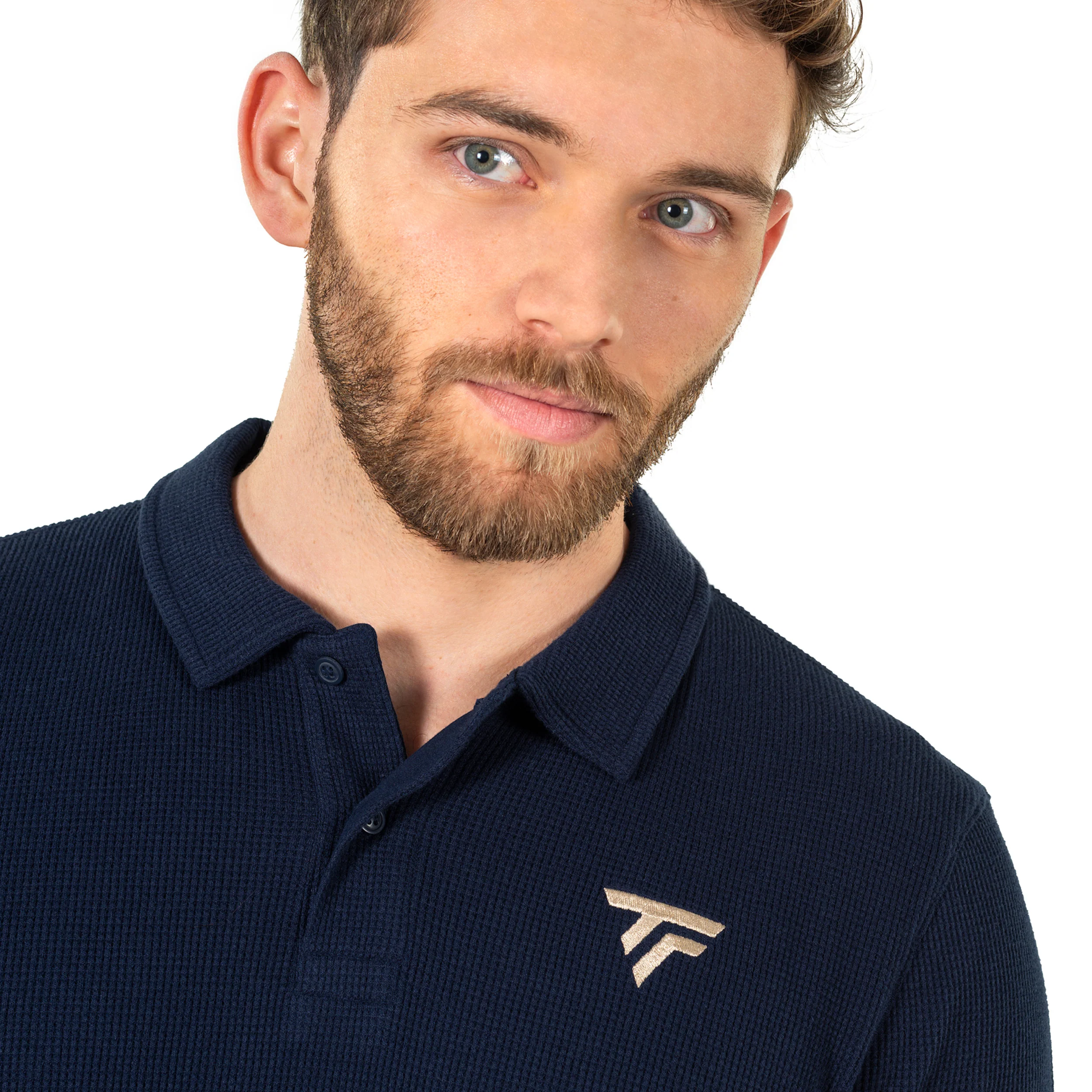 Waffle Polo Herren-dunkelblau - Image 6