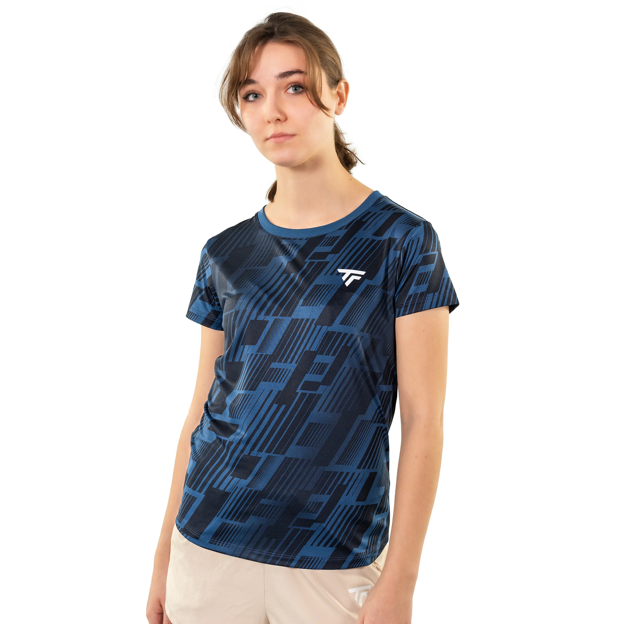 X-Loop T-Shirt Damen-dunkelblau - Image 3