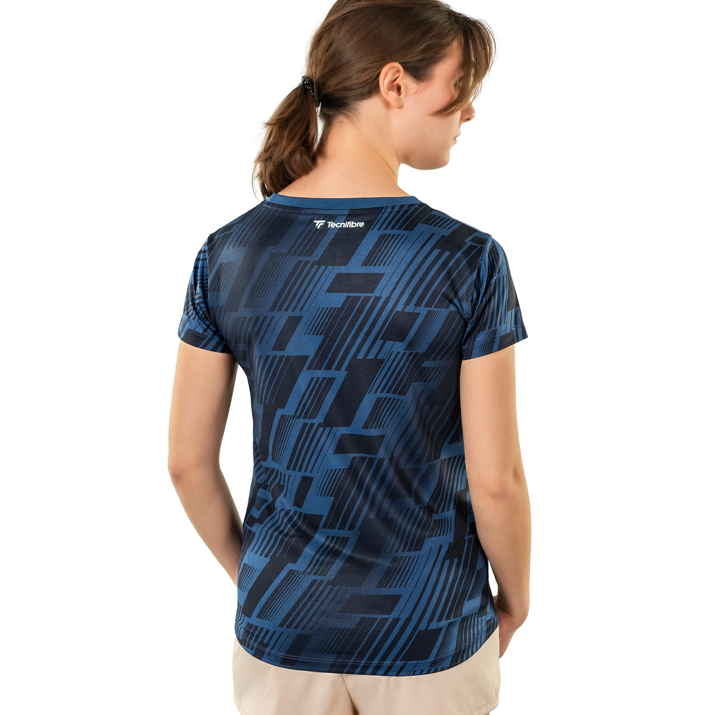 X-Loop T-Shirt Damen-dunkelblau - Image 4