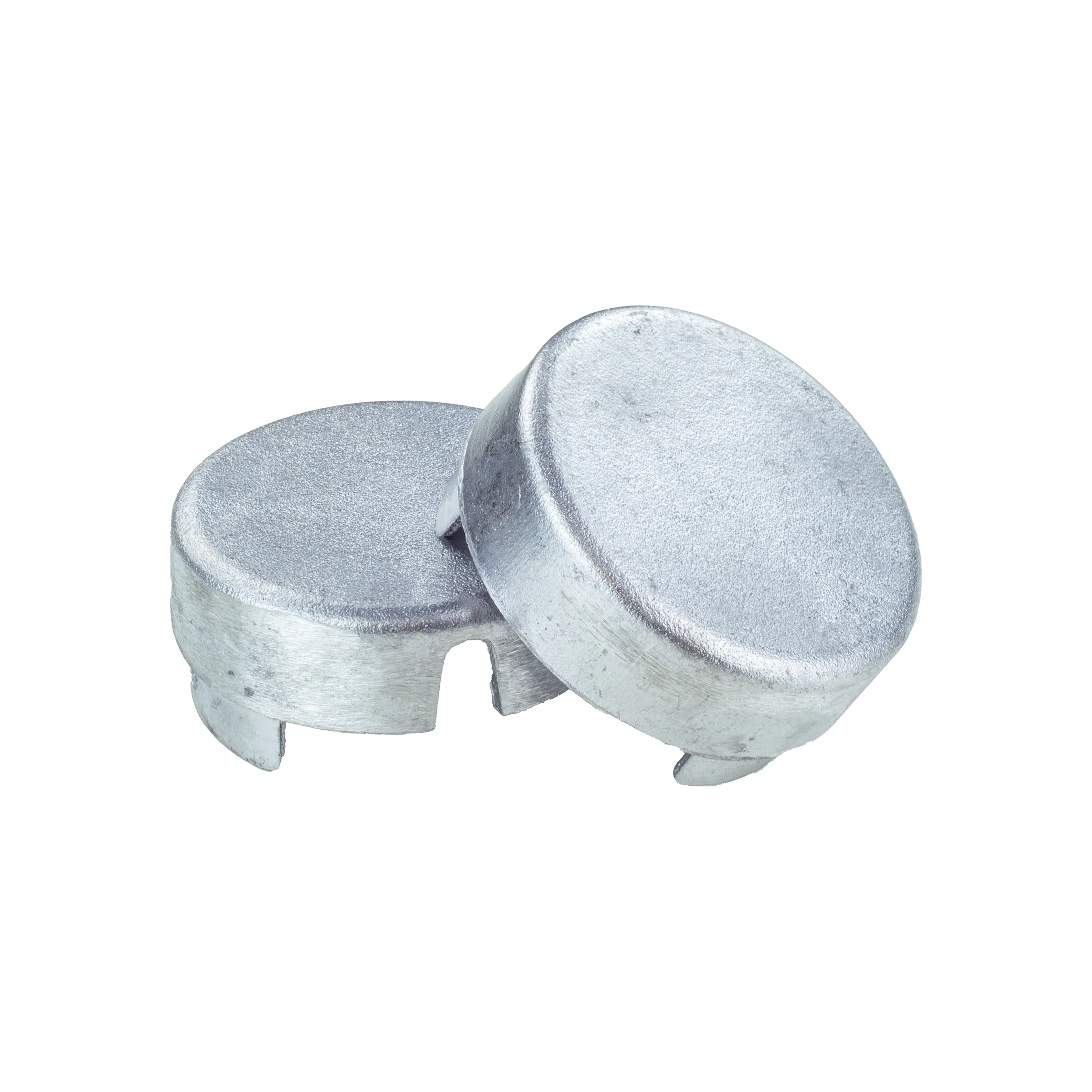 Deckel F. Tennispfosten Alu,Rund,Paar Anlagenzubehör-Silber - Image 2