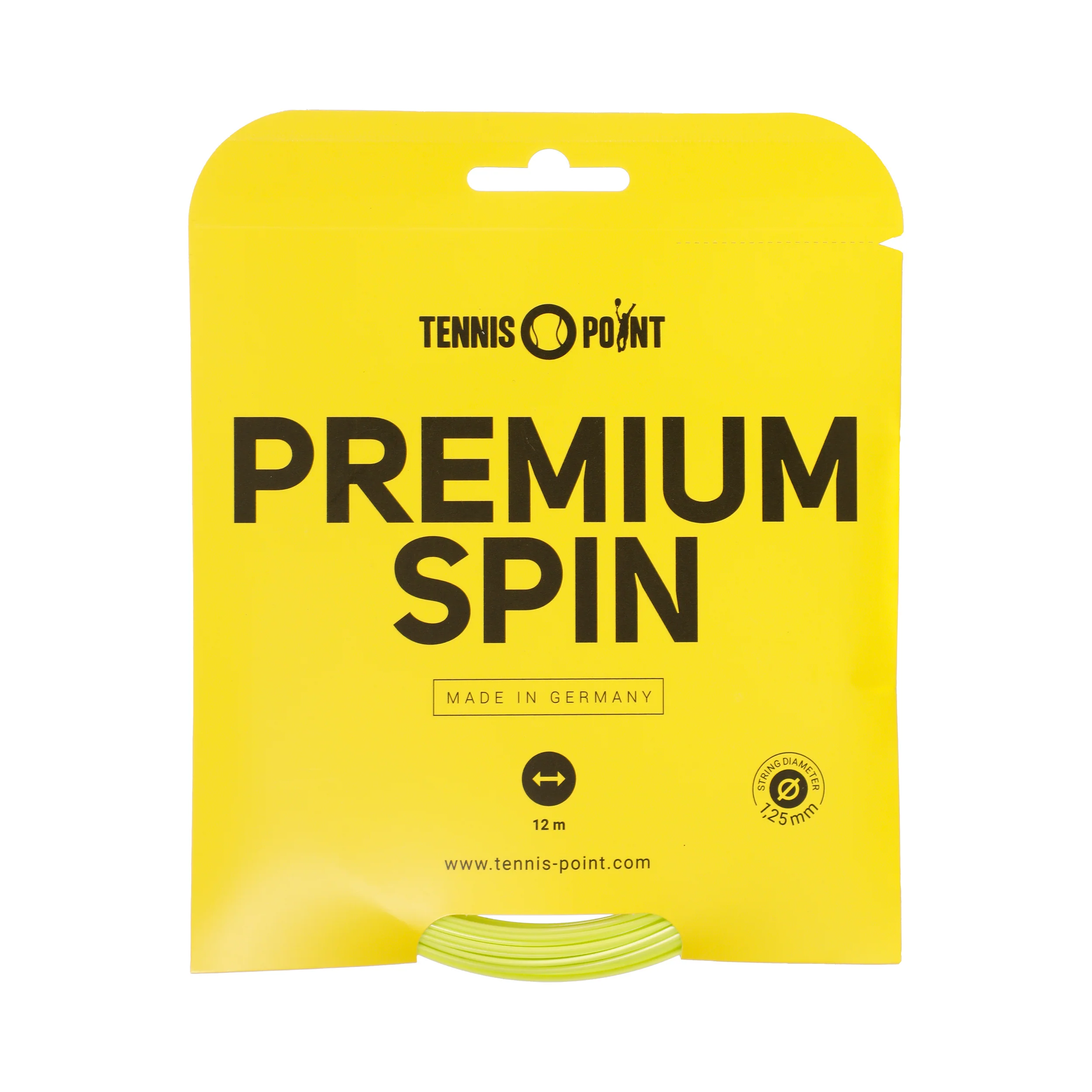 Premium Spin Saitenset 12m-Limette