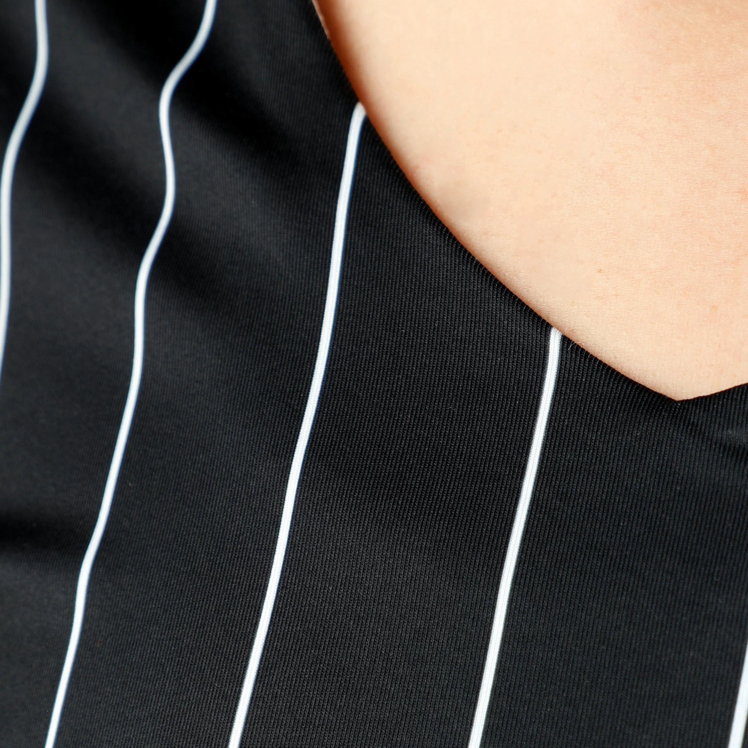 Stripes Longsleeve Special Edition Damen-Schwarz,Weiß - Image 5