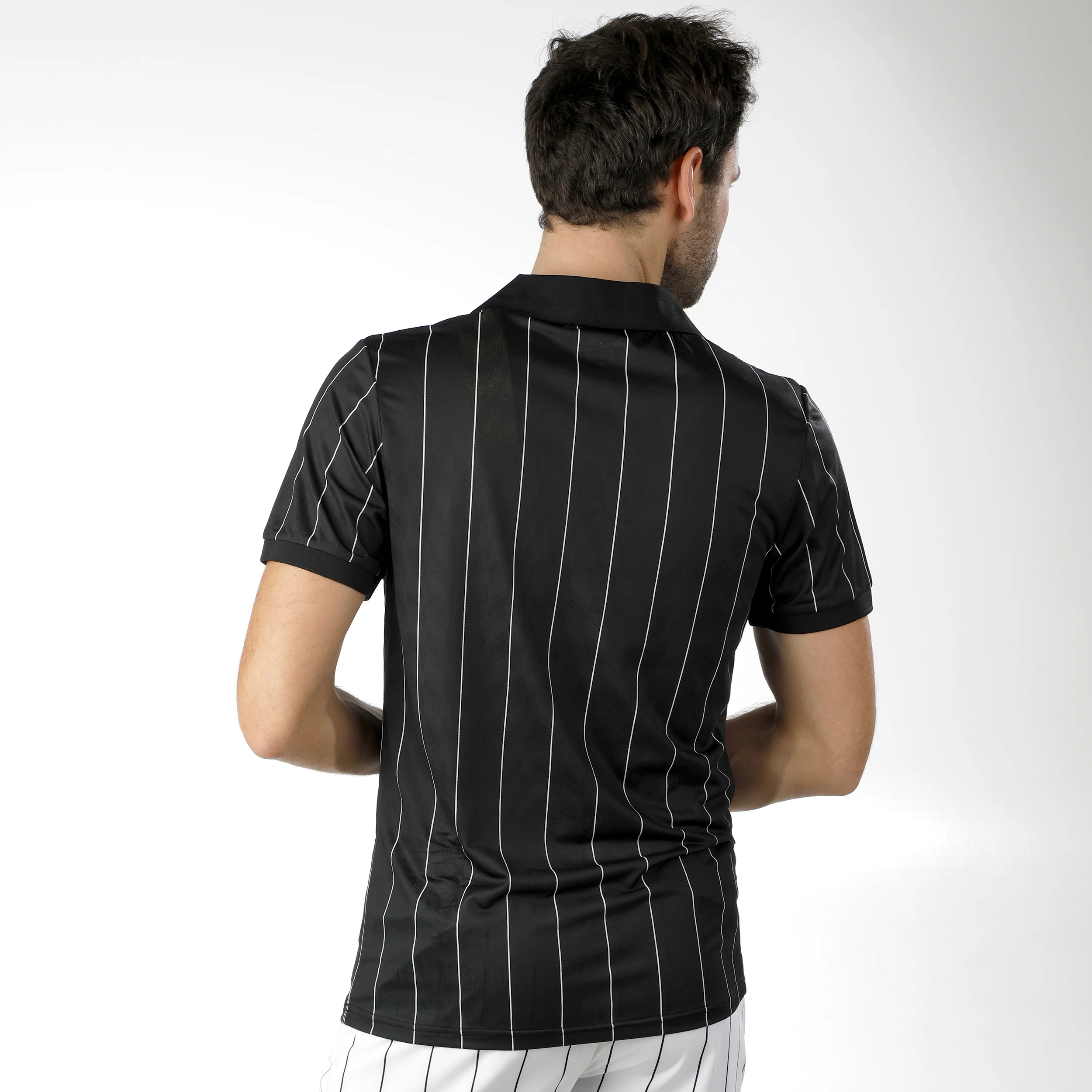 Stripes Polo Special Edition Herren-Schwarz,Weiß - Image 6