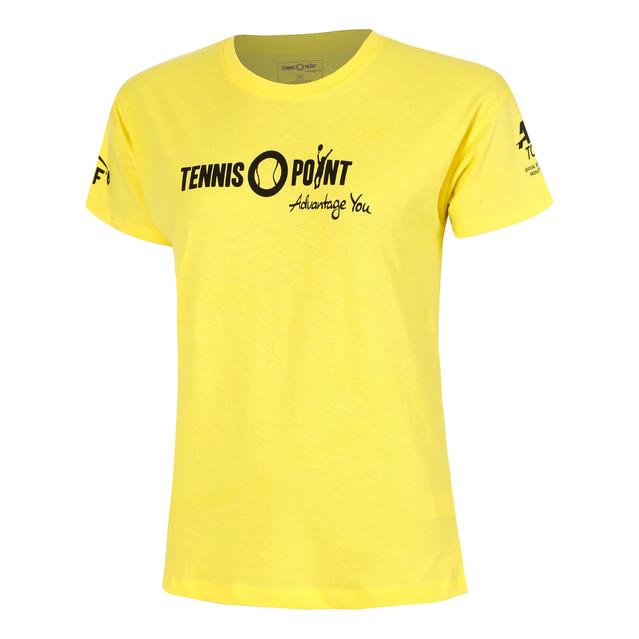 Team Yellow T-Shirt Damen-Gelb,Schwarz