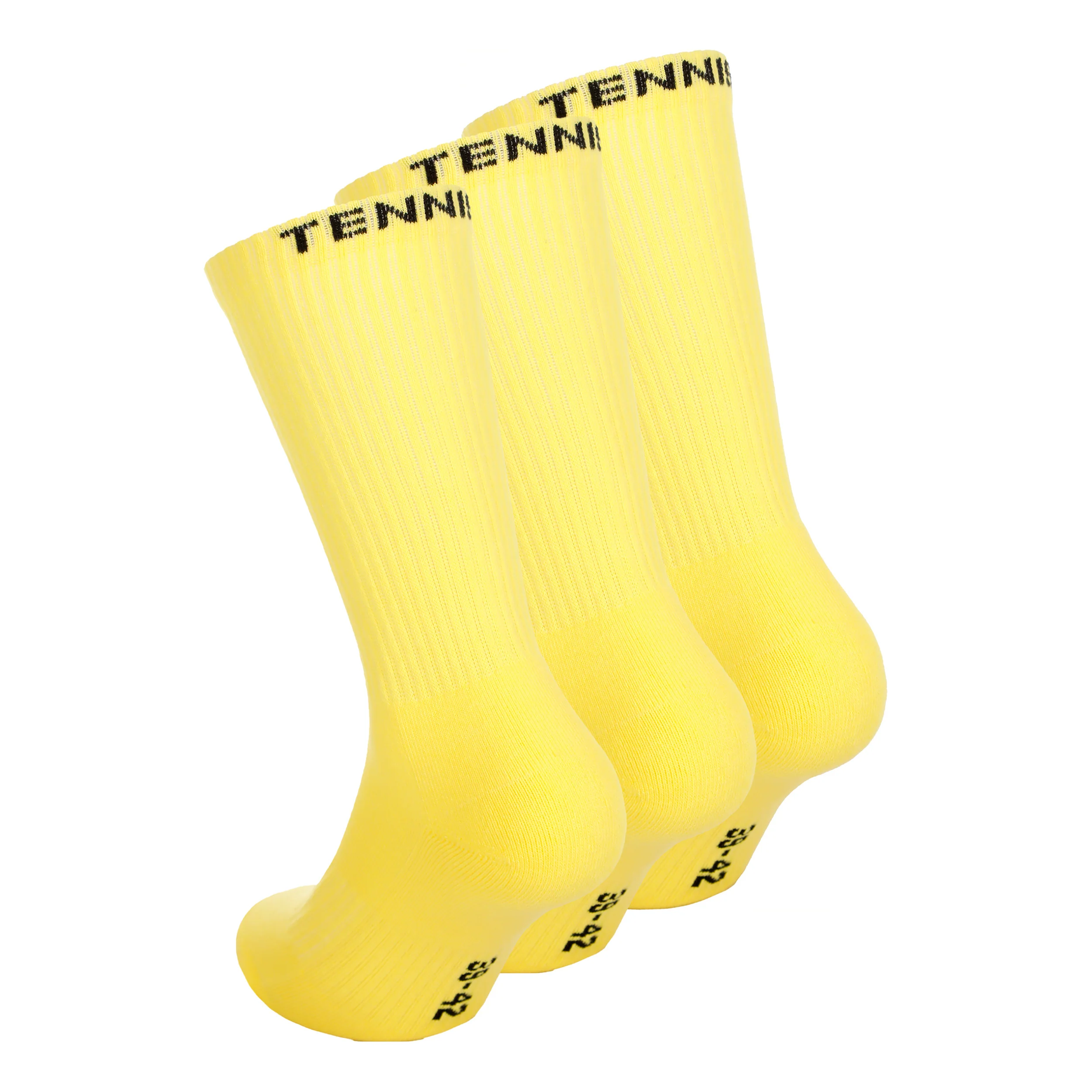 Tennissocken 3er Pack-Gelb - Image 2