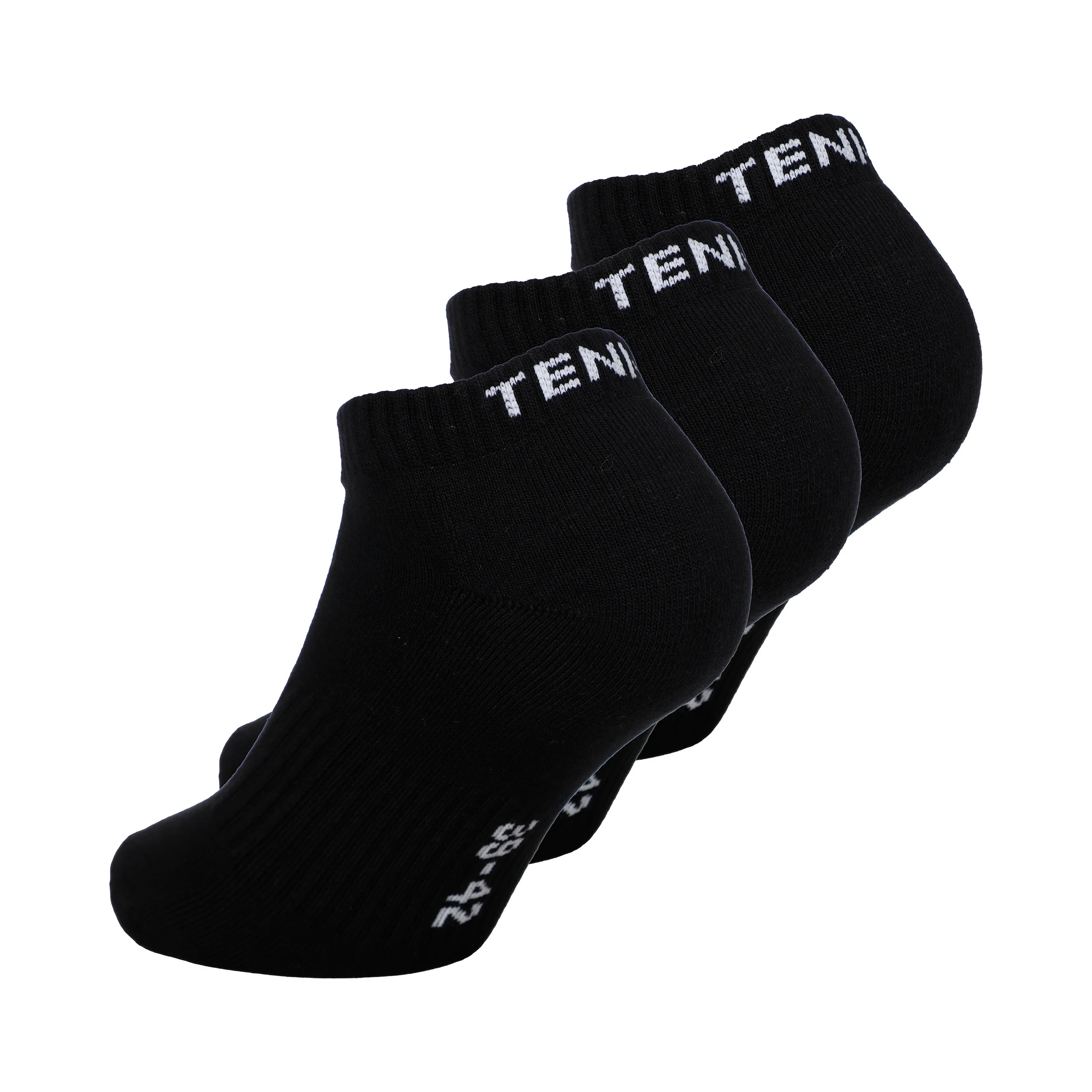 Tennissocken 3er Pack-Schwarz - Image 2
