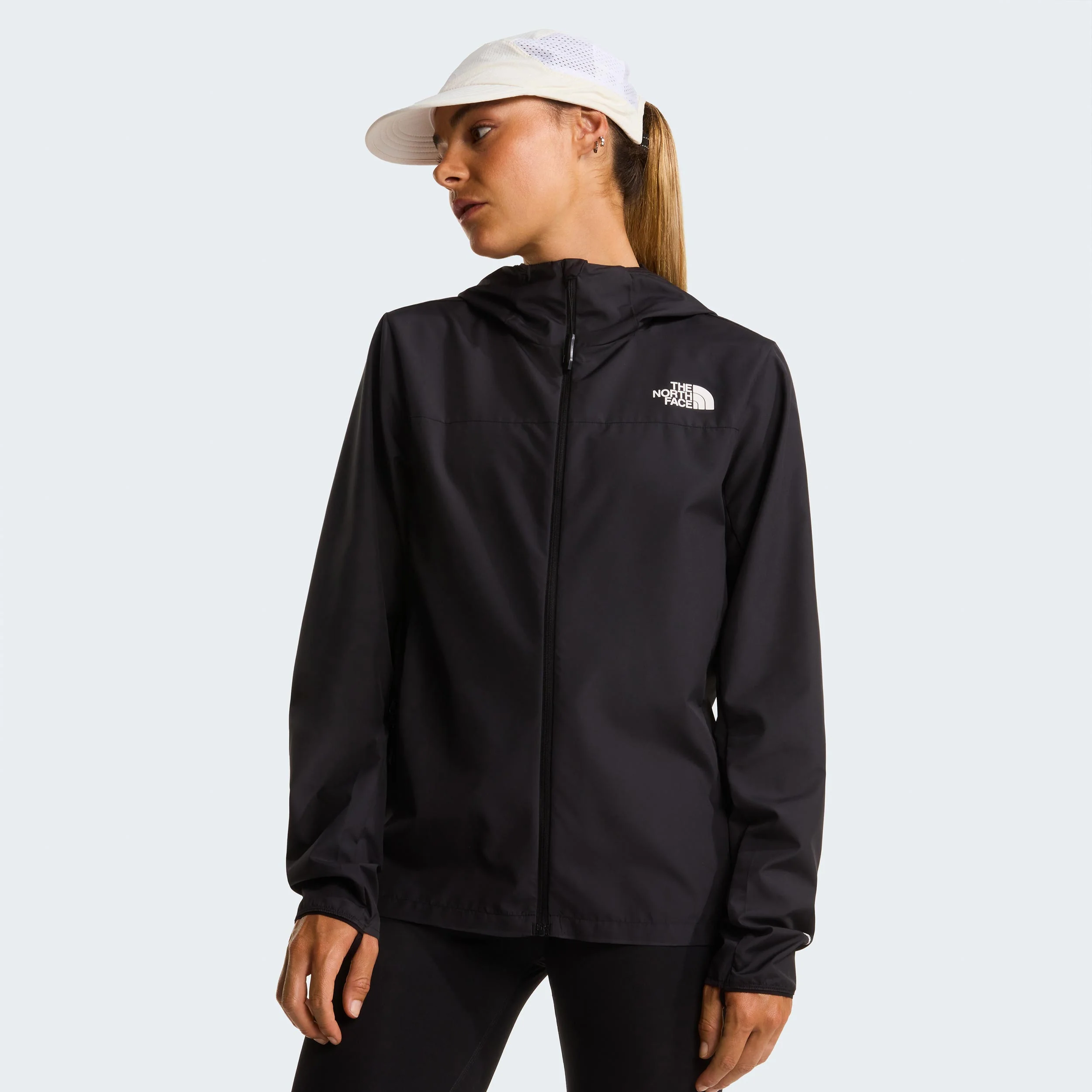Fontanales Wind Laufjacke Damen - schwarz - Image 3