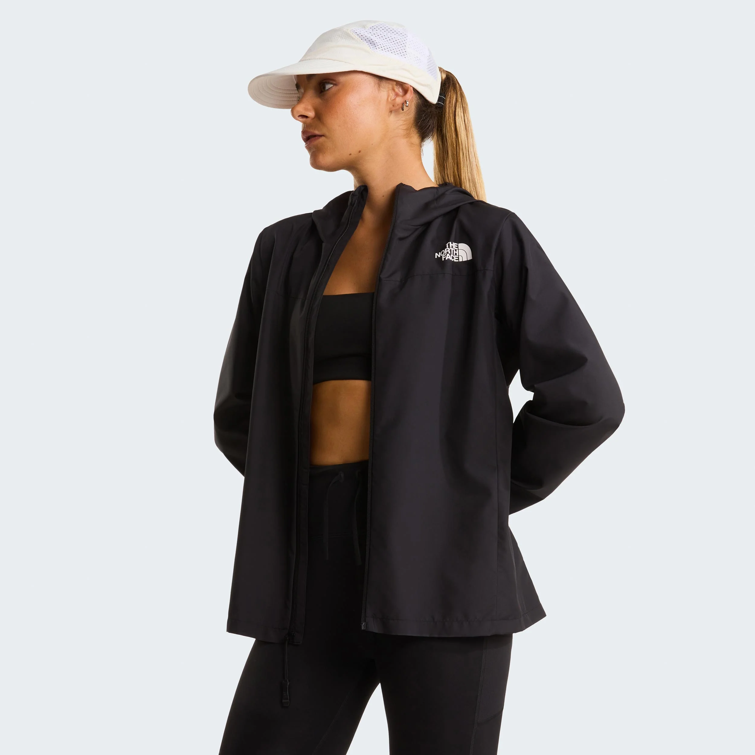 Fontanales Wind Laufjacke Damen - schwarz - Image 5