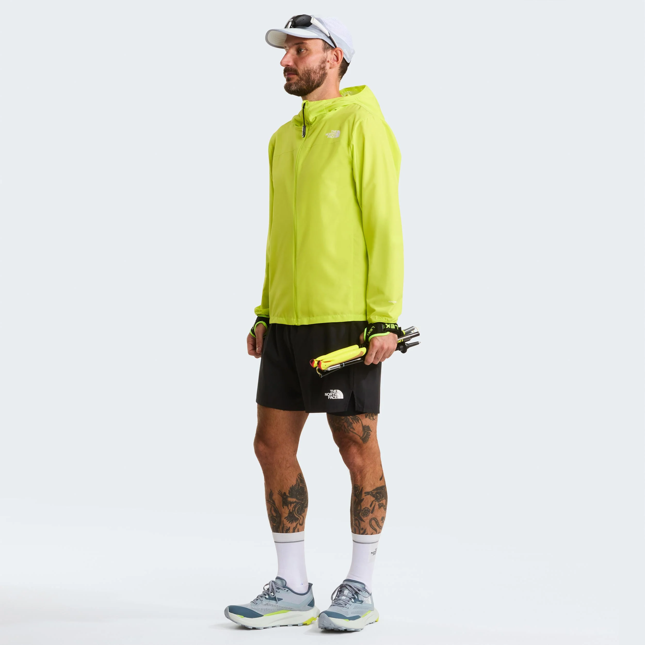 Fontanales Wind Laufjacke Herren - limette - Image 7