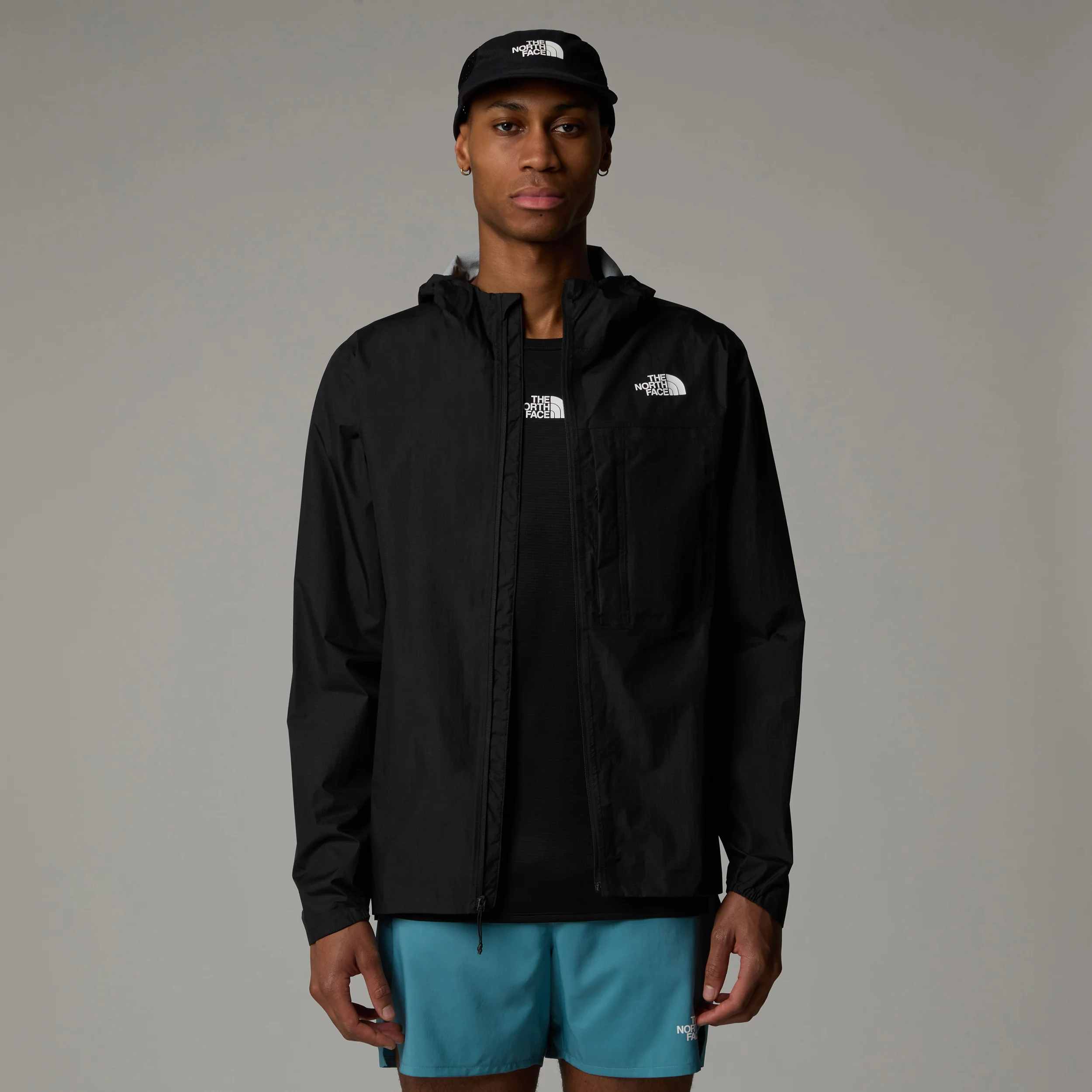 Higher Run Rain Laufjacke Herren-Schwarz - Image 5