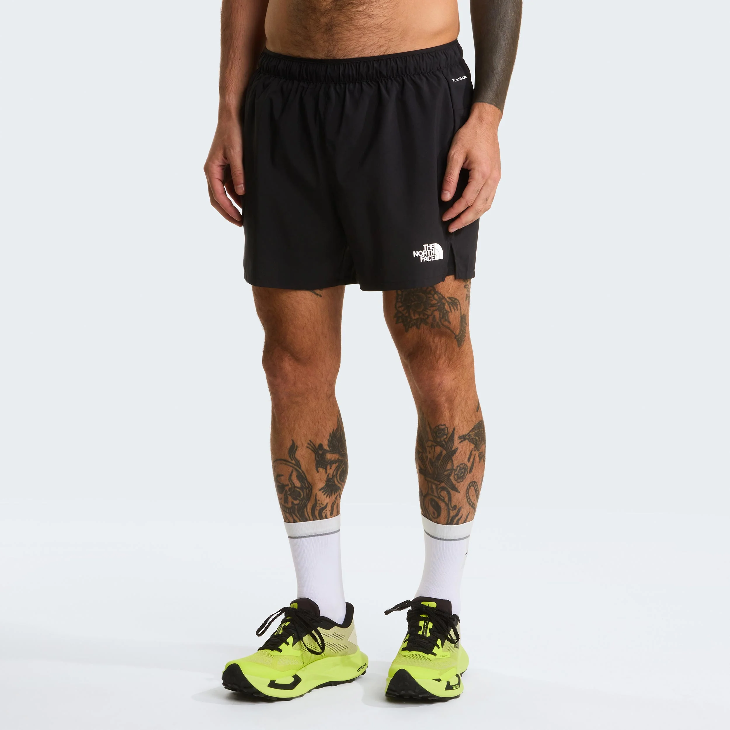 Lightbright 2in1 5in Laufshorts Herren - schwarz - Image 3