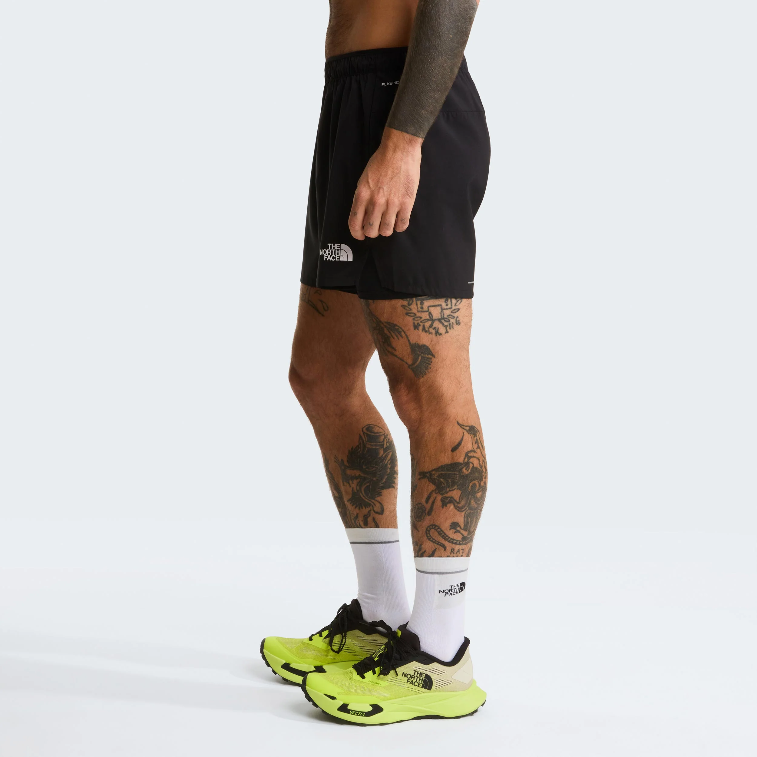 Lightbright 2in1 5in Laufshorts Herren - schwarz - Image 5