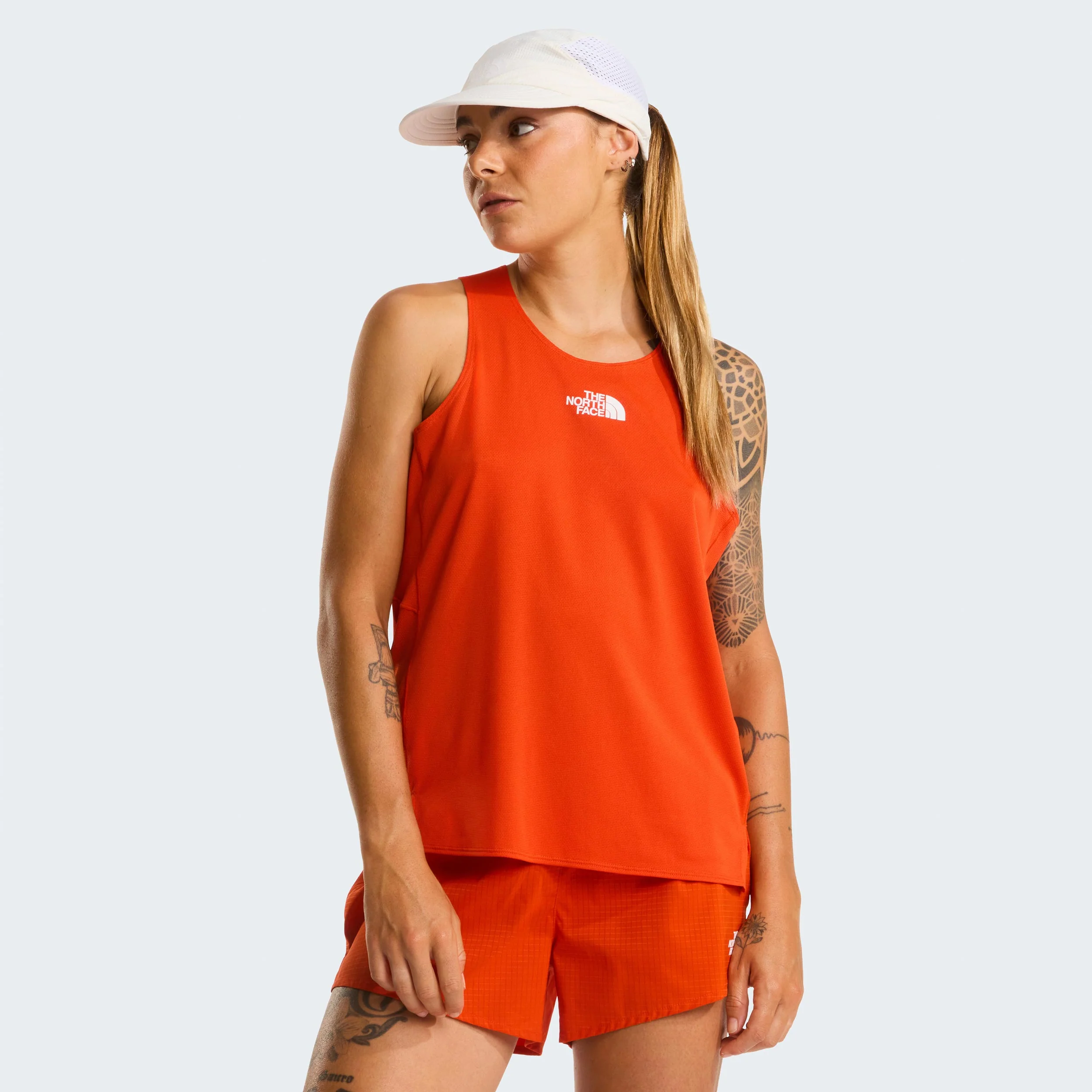 Lightbright Graphic Laufshirt Damen - rot - Image 3