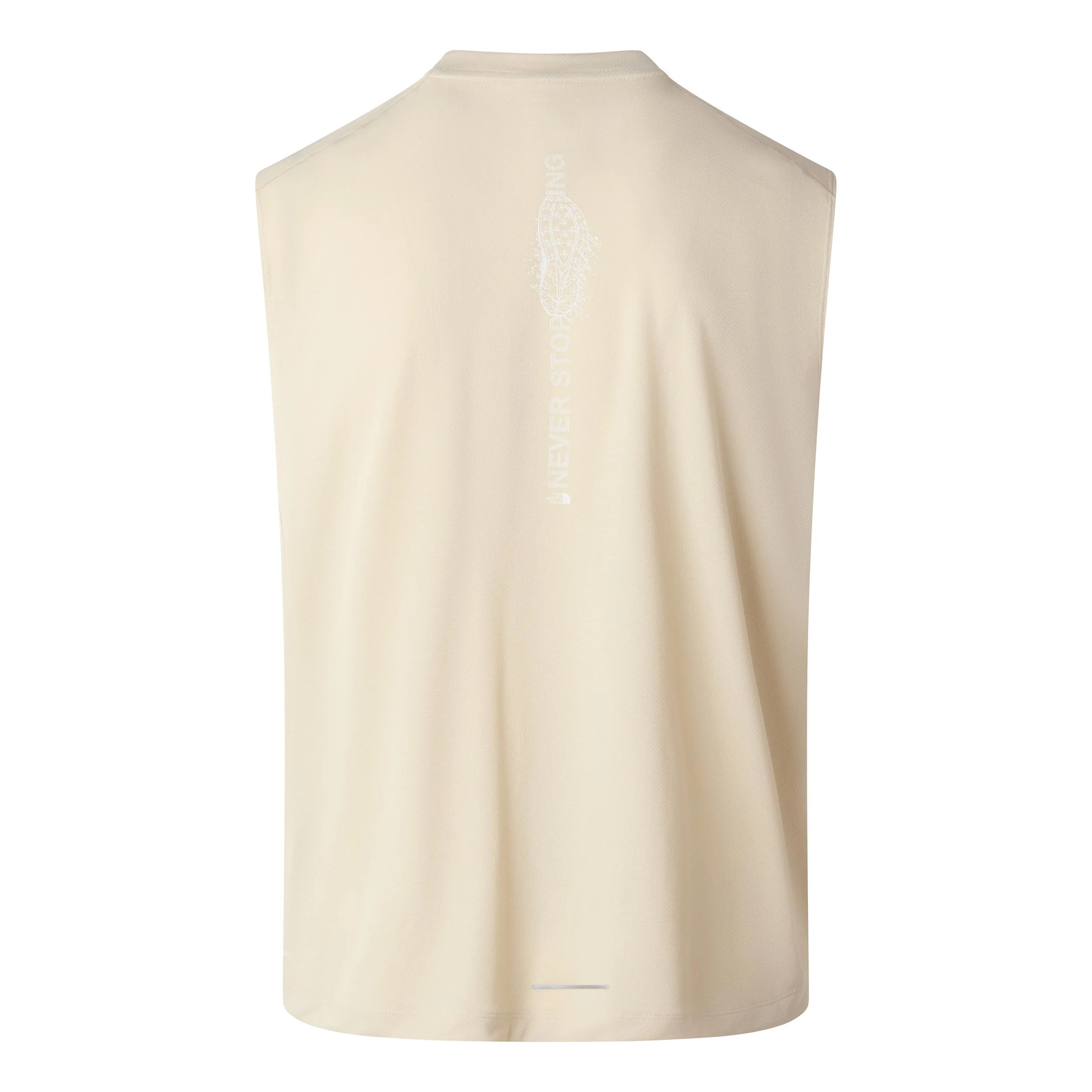 Lightbright Graphic Laufshirt Herren - creme - Image 2