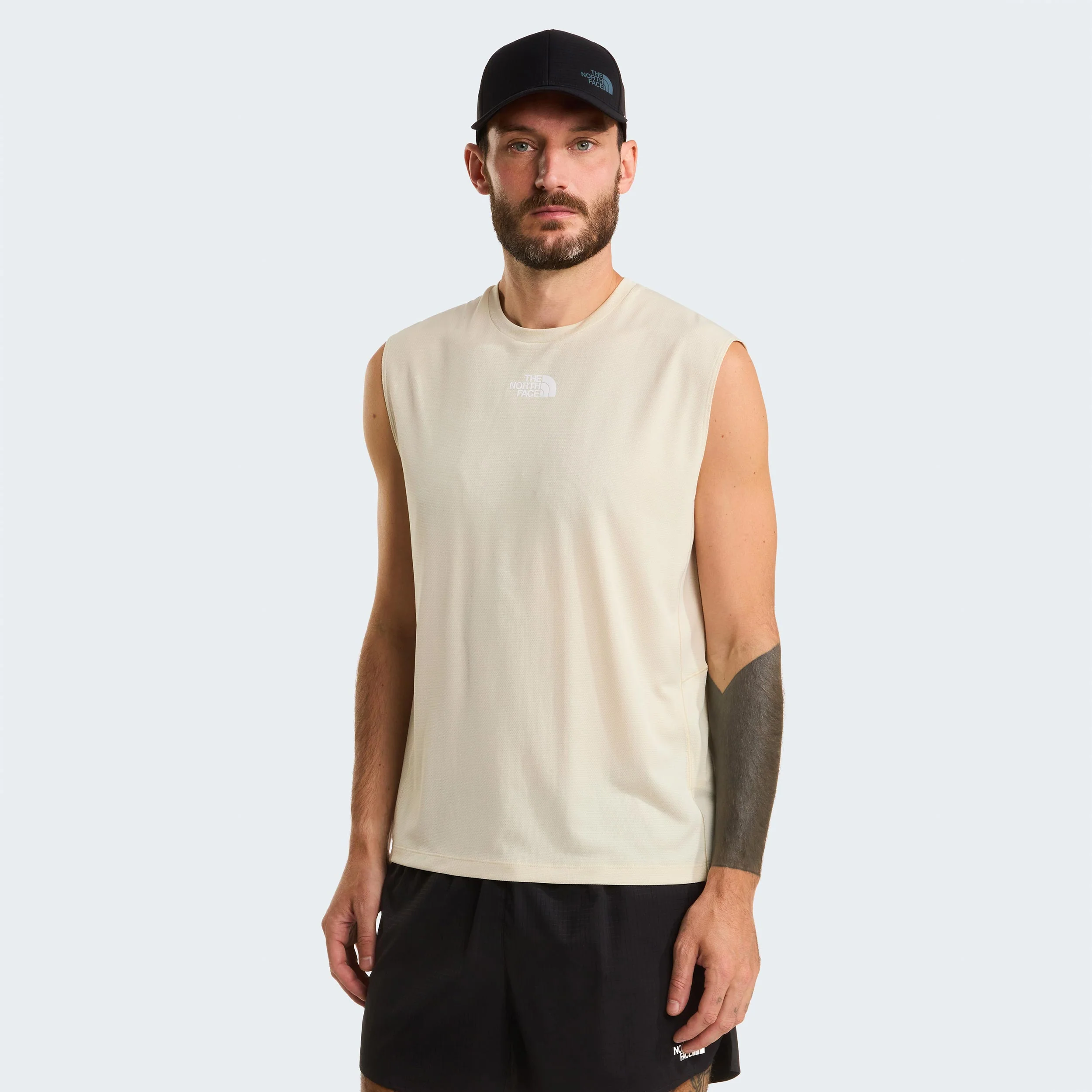Lightbright Graphic Laufshirt Herren - creme - Image 3
