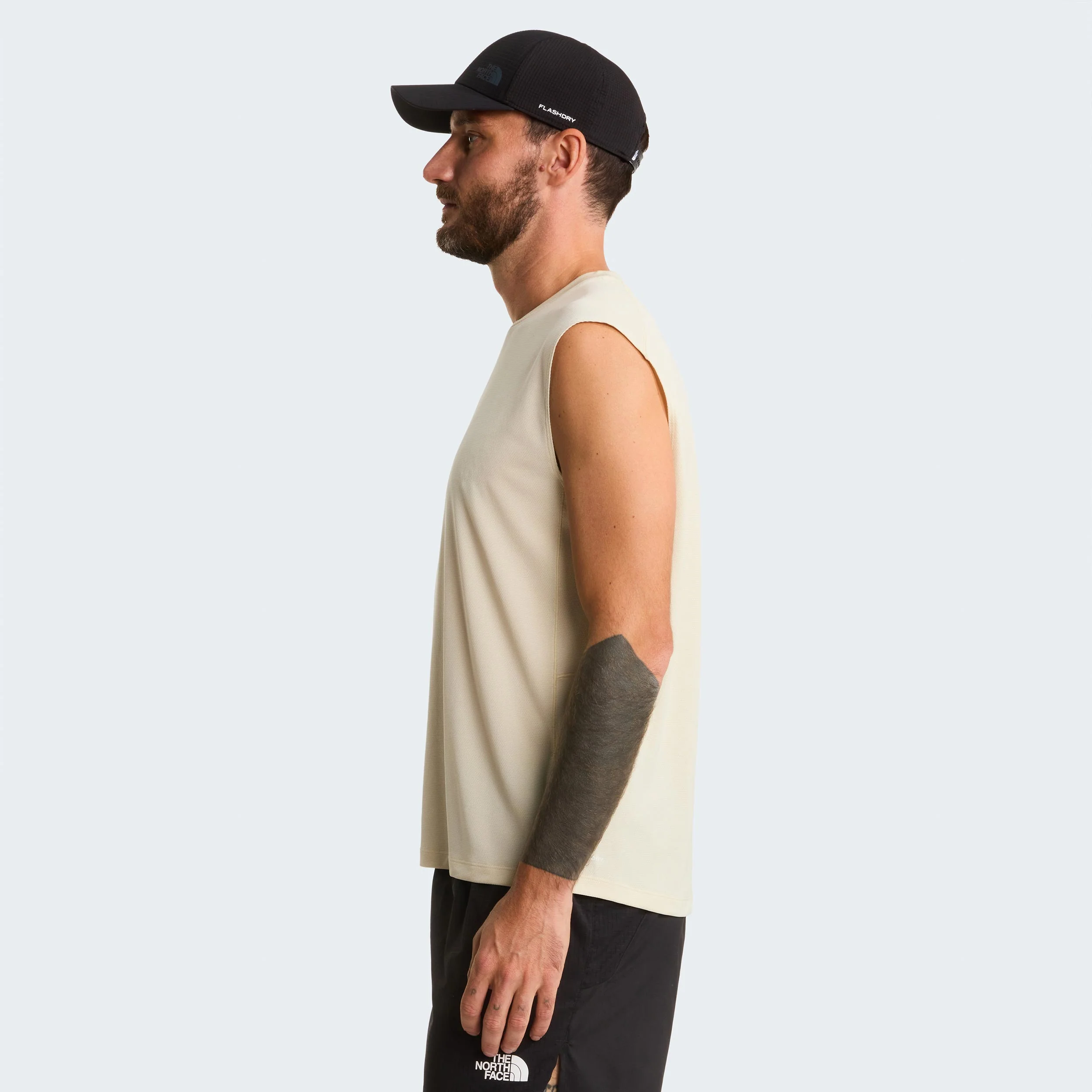 Lightbright Graphic Laufshirt Herren - creme - Image 5