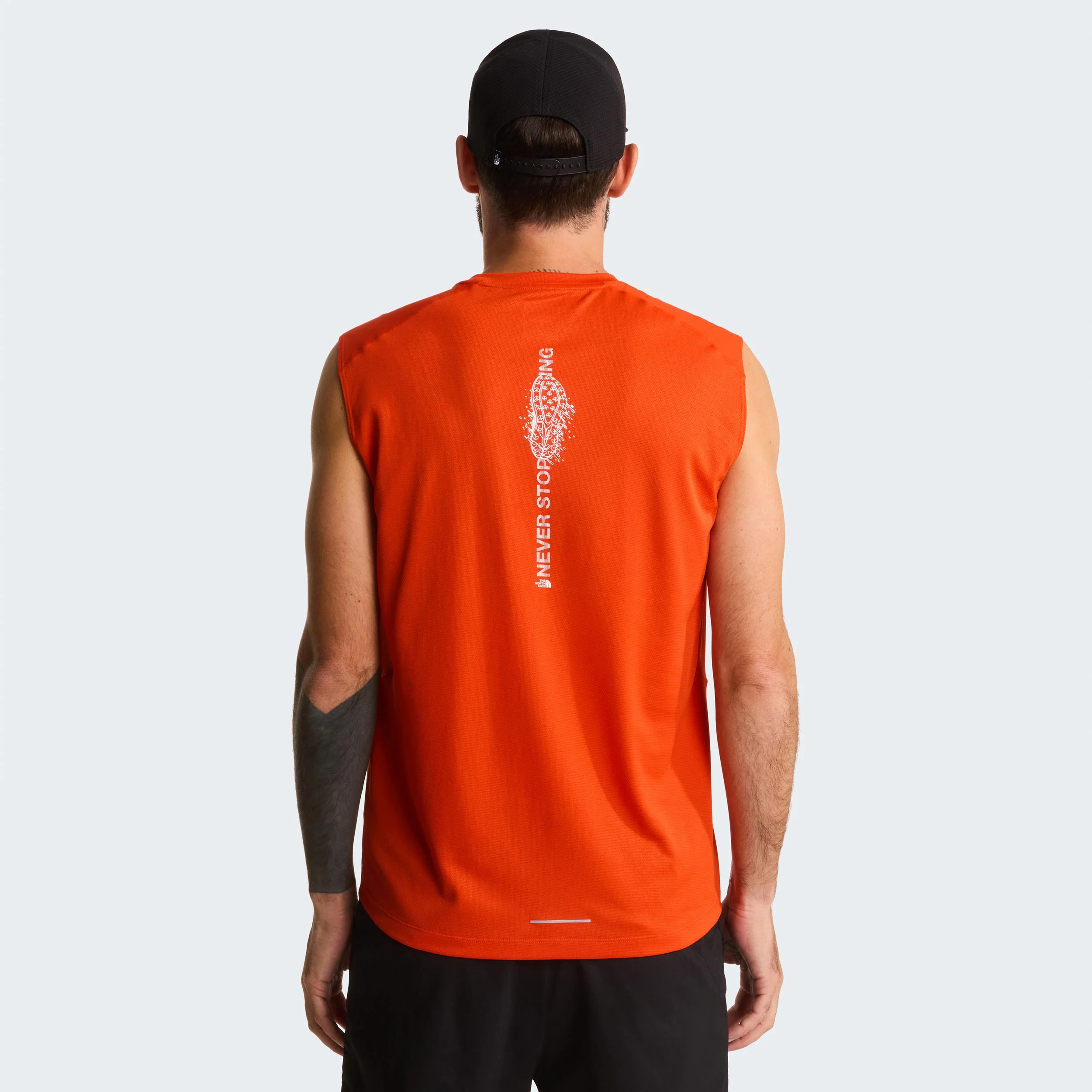 Lightbright Graphic Laufshirt Herren - rot - Image 3