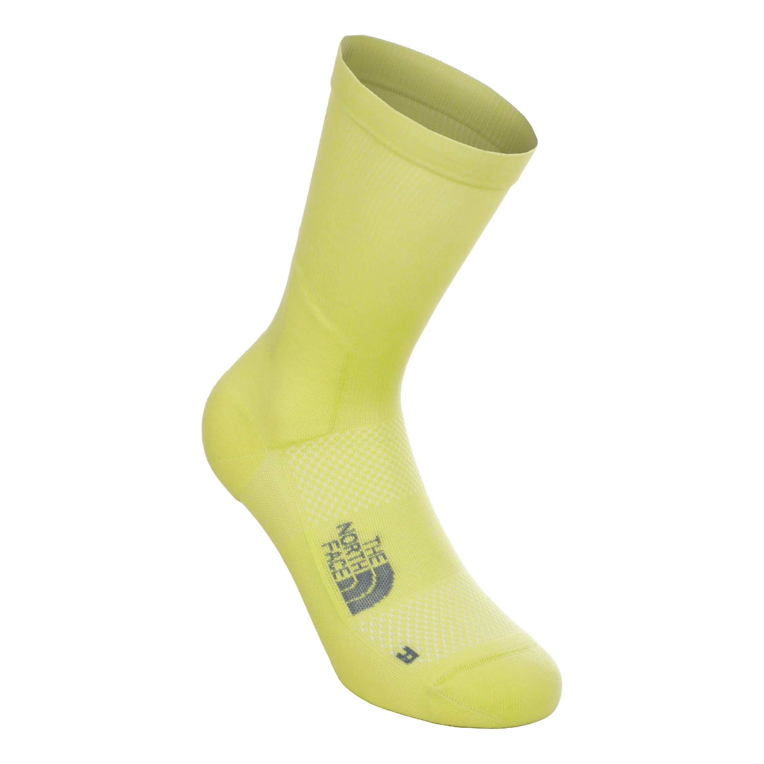 Never Stop Crew Laufsocken Unisex - limette, grau