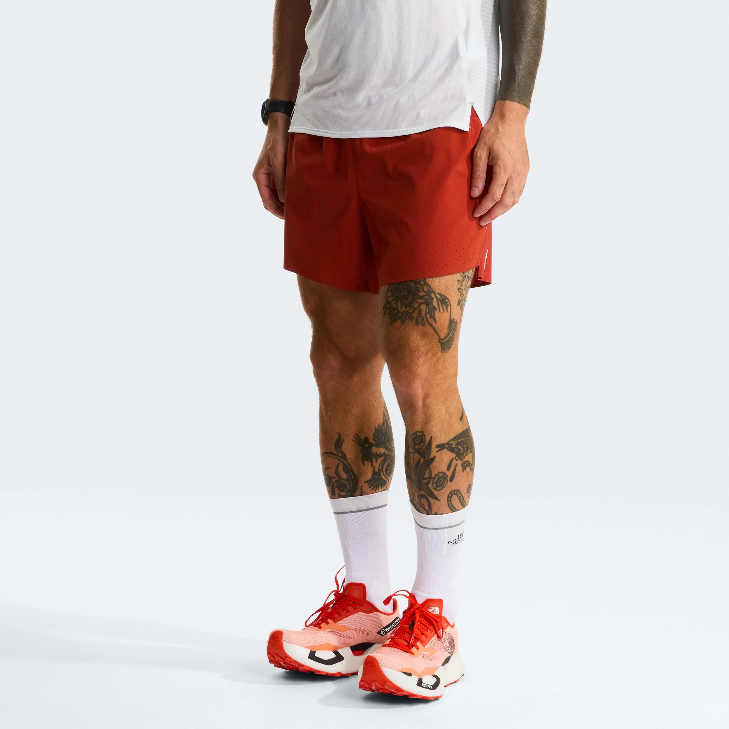 Summit Pacesetter 5in Laufshorts Herren - dunkelrot - Image 3