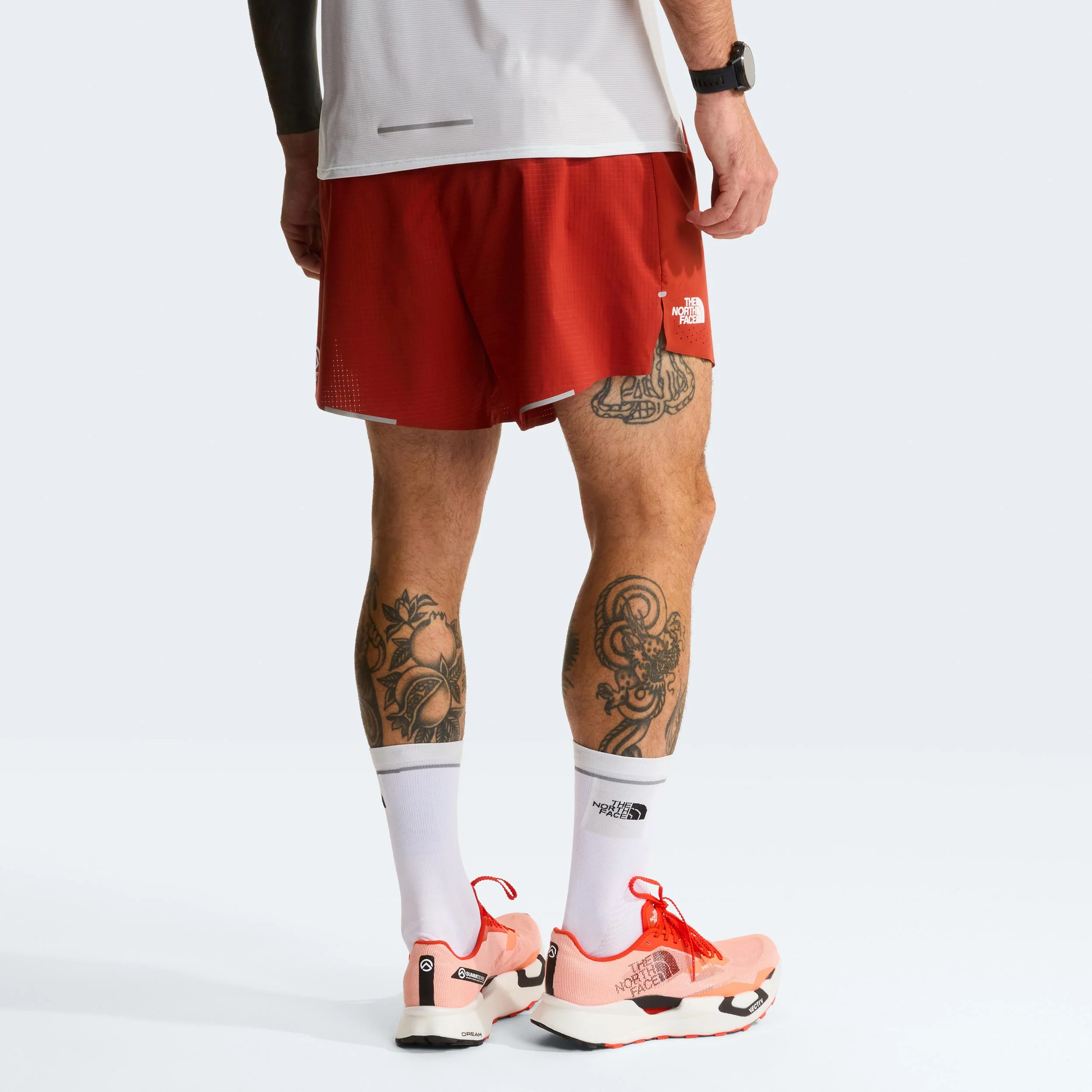 Summit Pacesetter 5in Laufshorts Herren - dunkelrot - Image 4