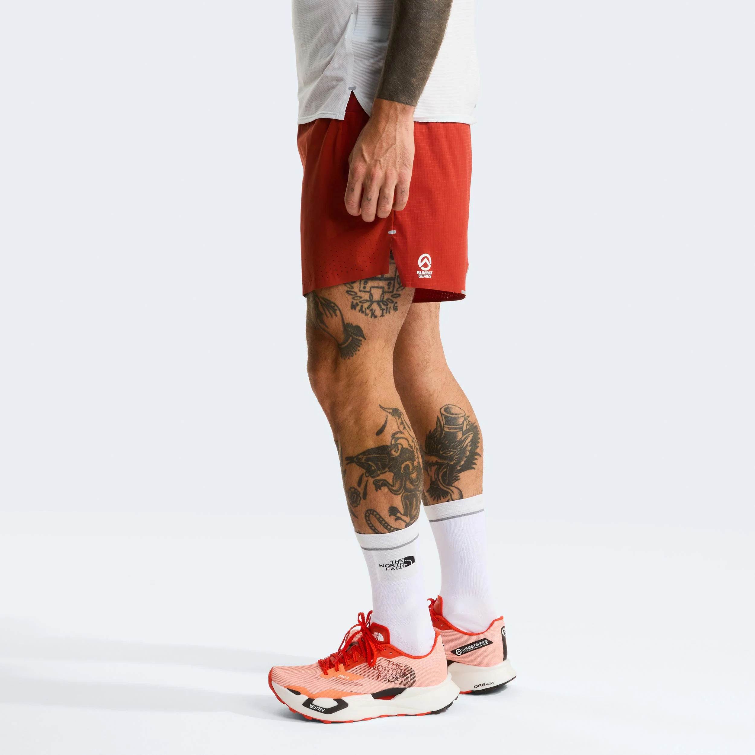 Summit Pacesetter 5in Laufshorts Herren - dunkelrot - Image 5