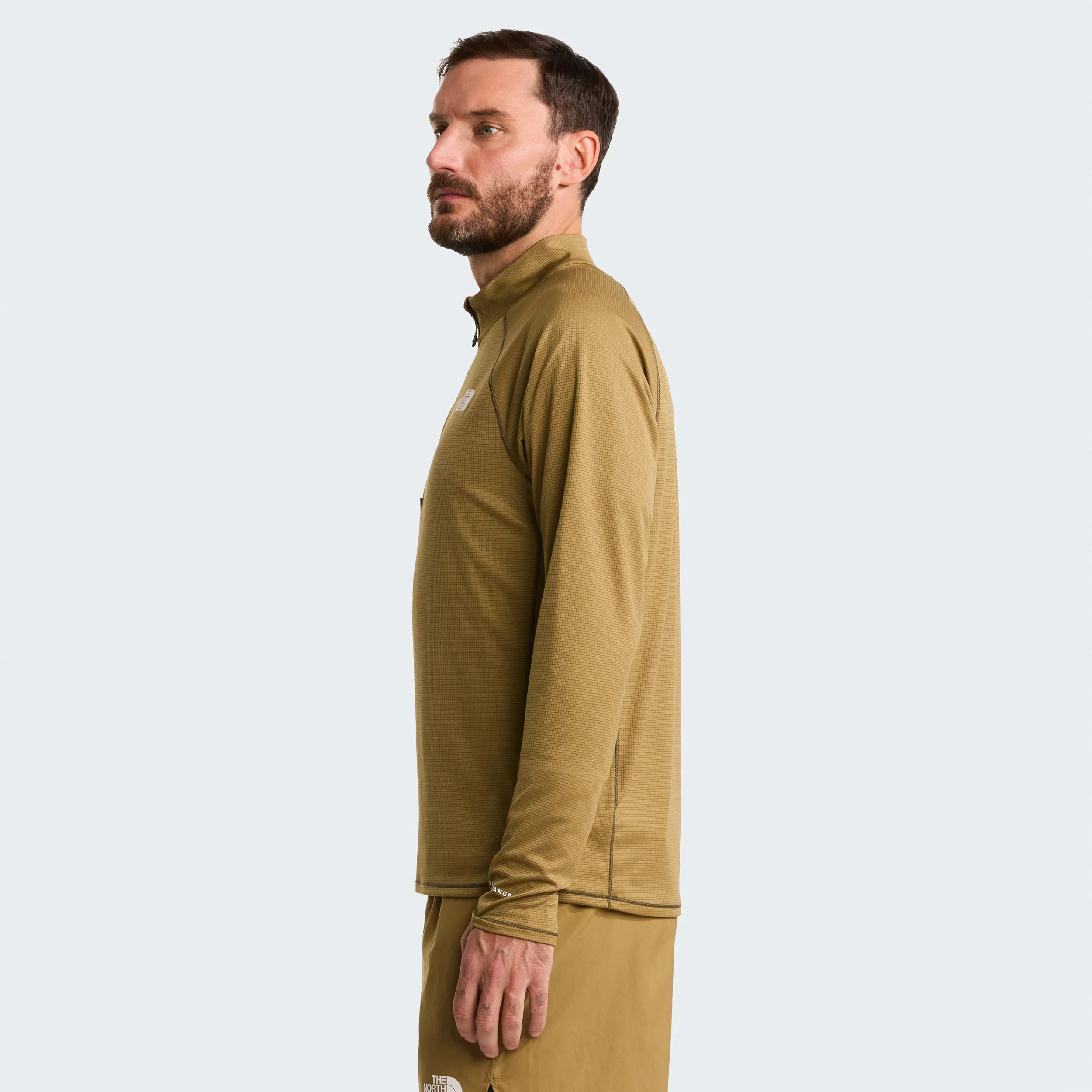 Sunriser 1/4 Zip Laufshirt Herren - braun - Image 5