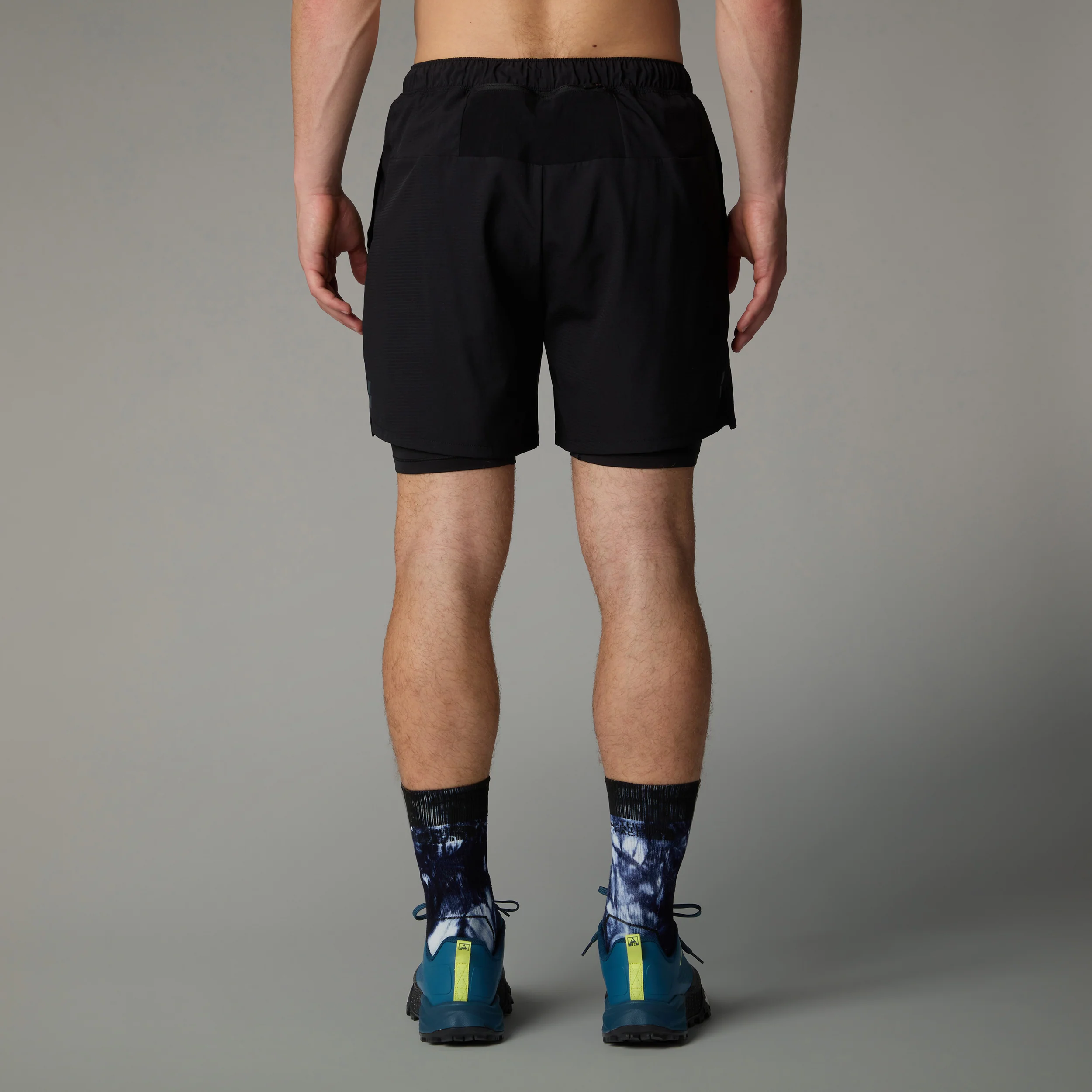 Sunriser 2in1 6in Laufshorts Herren-Schwarz - Image 4