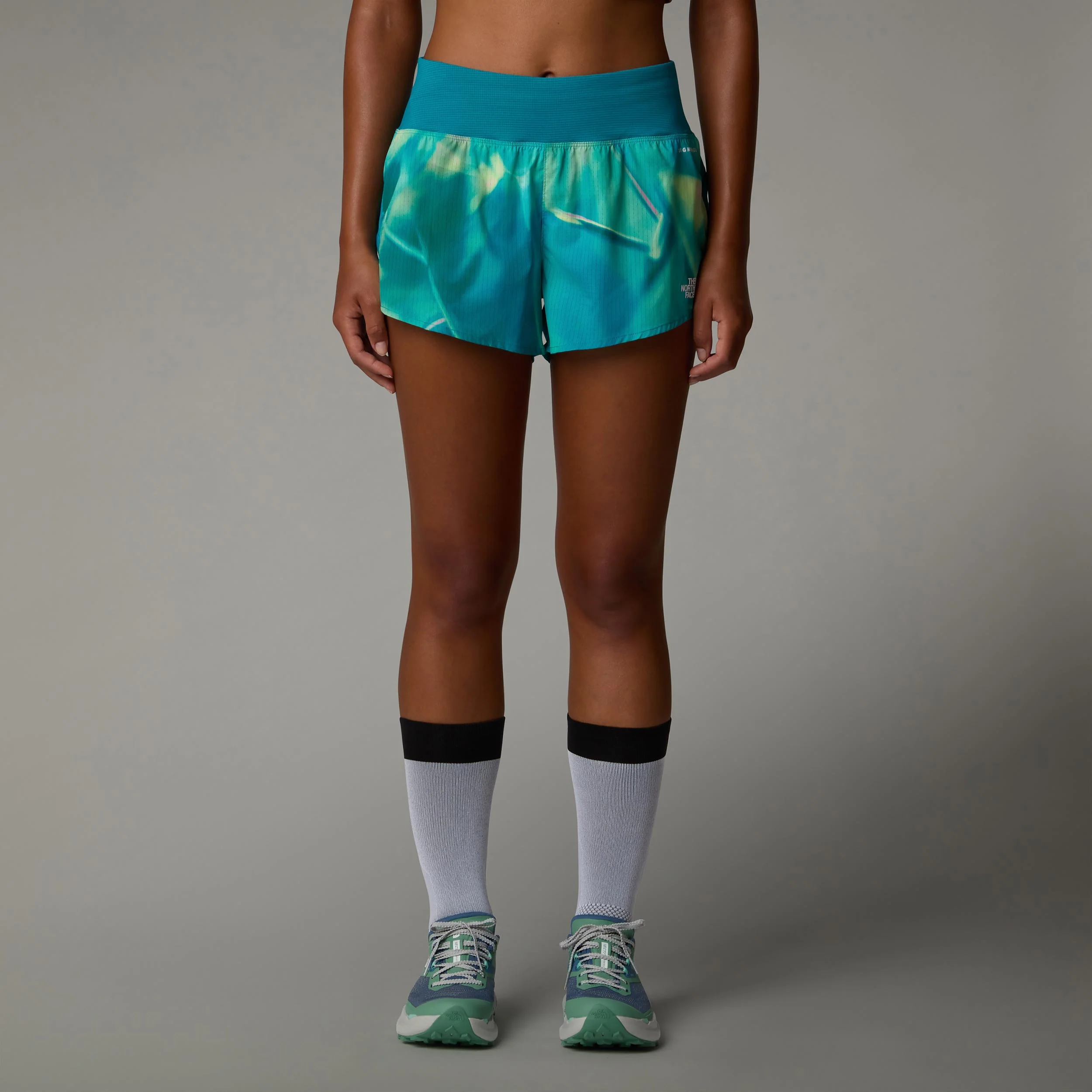 Sunriser 3in Laufshorts Damen-Blau - Image 3