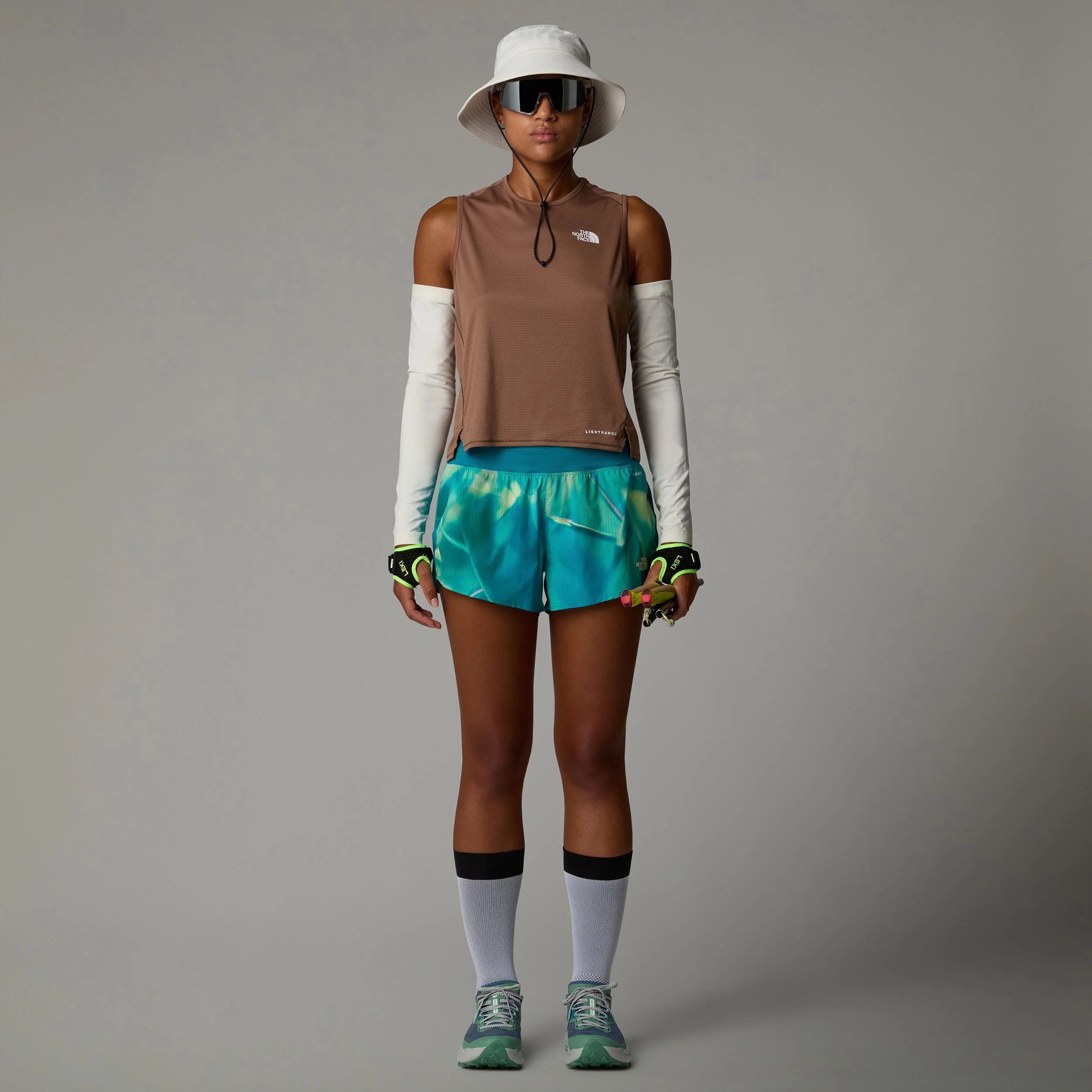 Sunriser 3in Laufshorts Damen-Blau - Image 5
